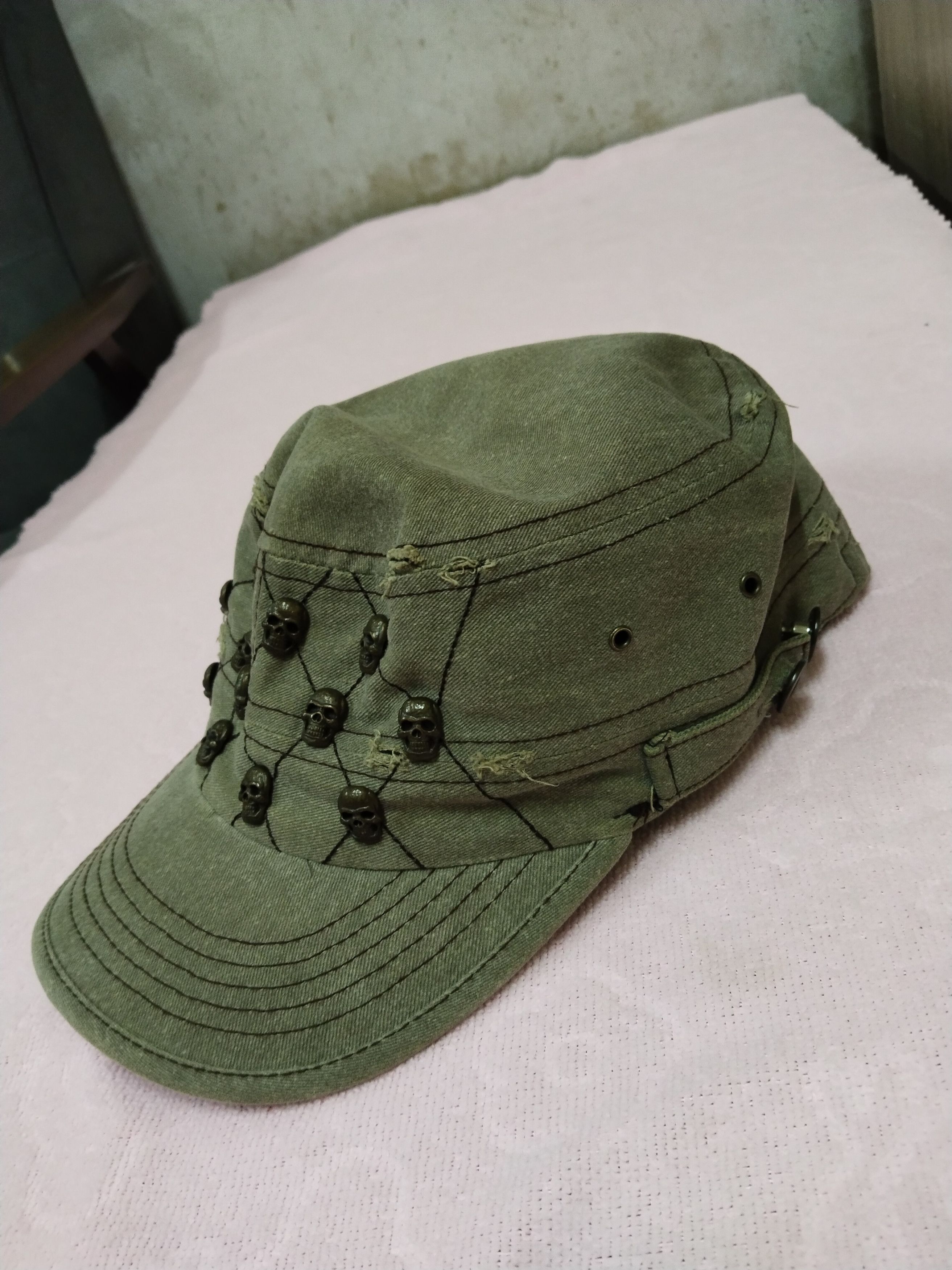 Scully CADET MILITARY SKULL KOREA EGOIST HAT Size ONE SIZE - 3 Thumbnail