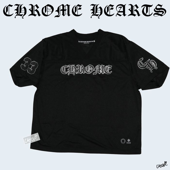 CHROME HEARTS CROSS PATCH HOCKEY JERSEY