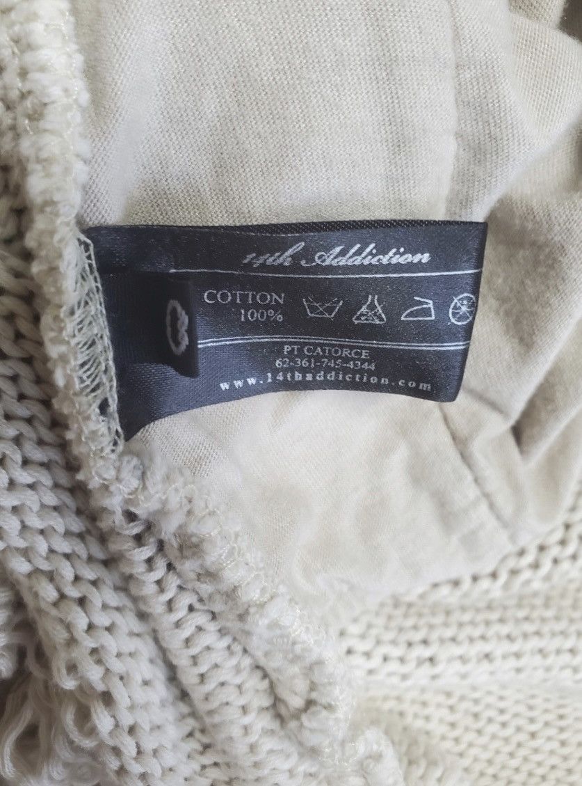 トップス 14th addiction : knit cardigan 14th Addiction Knit Cardigan