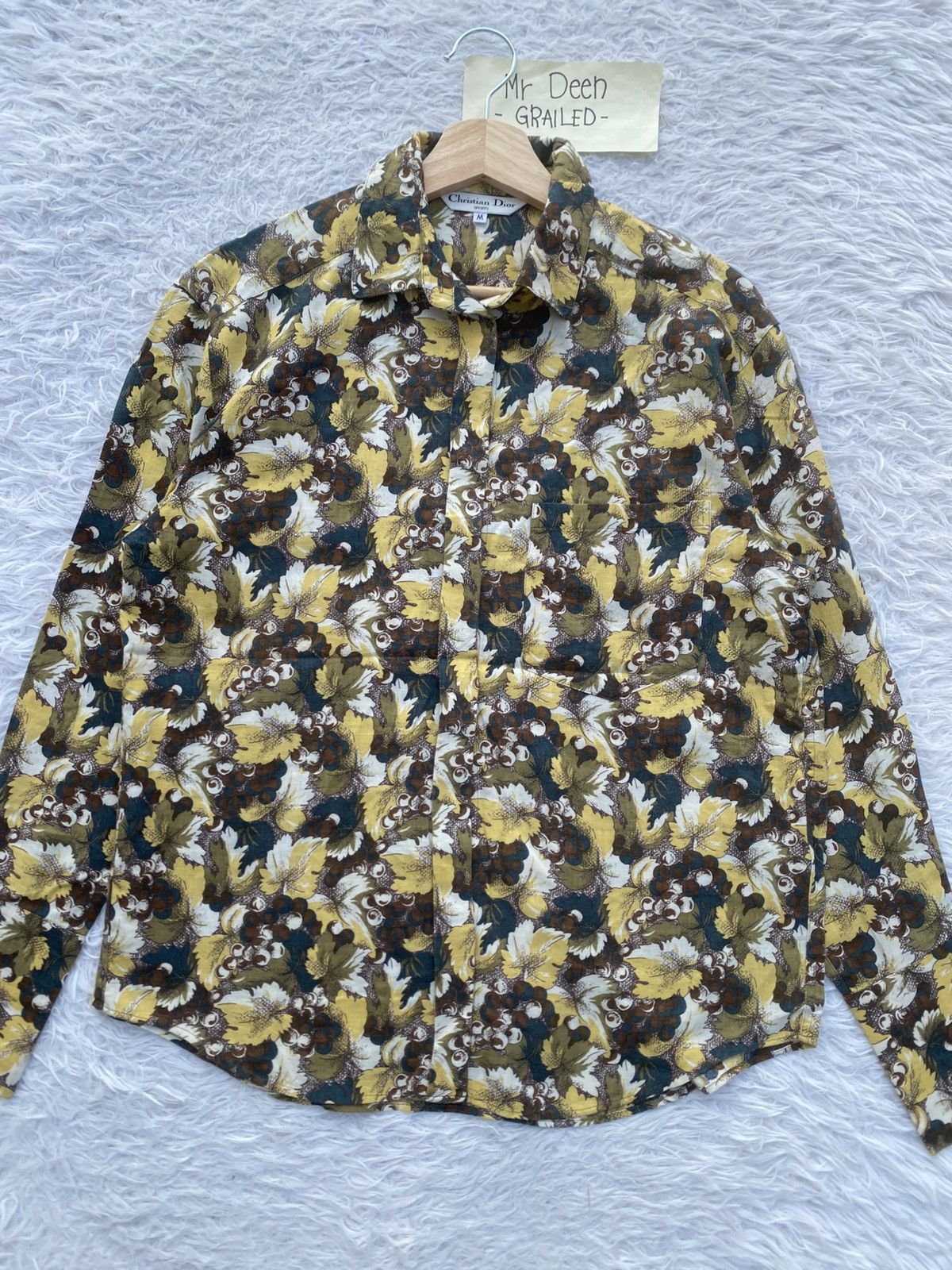 Christian Dior Monsieur Rare Vintage 90s Christian Dior Florals Buttoned Shirt Size US M / EU 48-50 / 2 - 5 Thumbnail