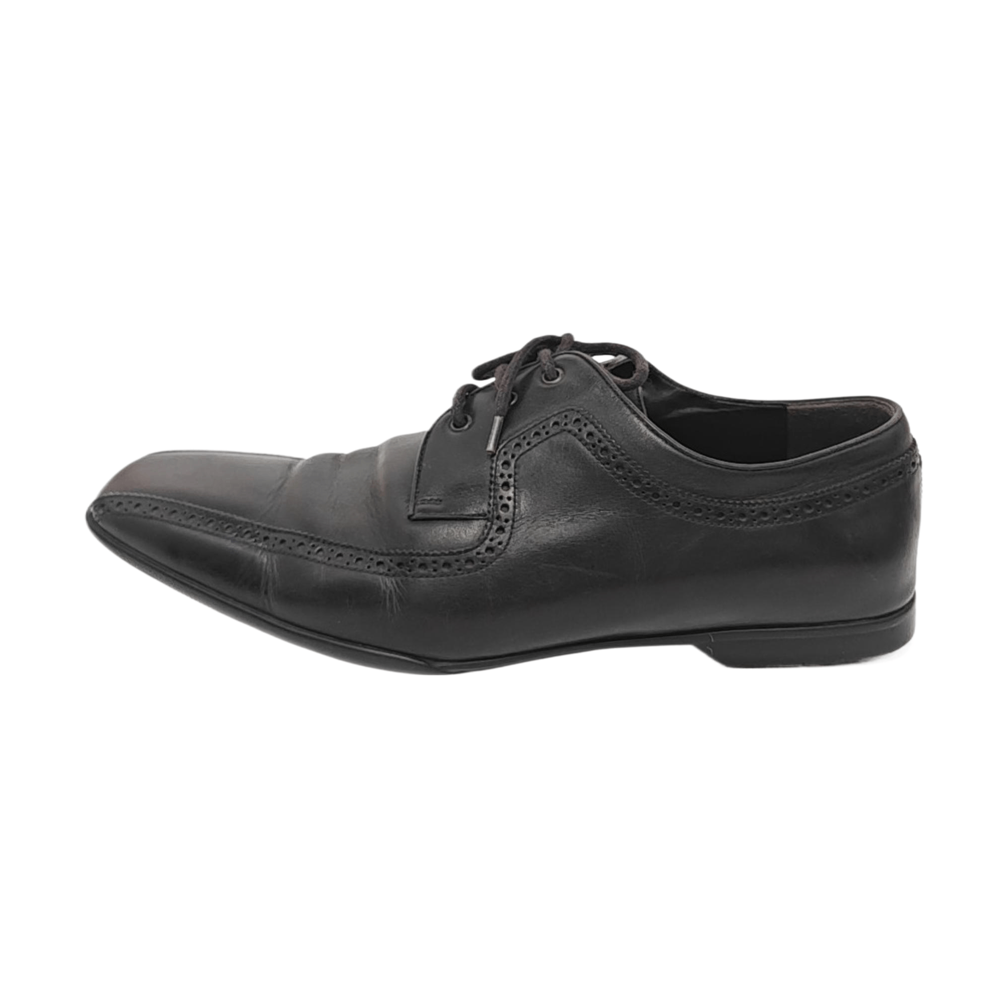 Gucci Gucci Brogue Detail Leather Formal Shoes Size 40 Size US 7 / EU 40 - 1 Thumbnail