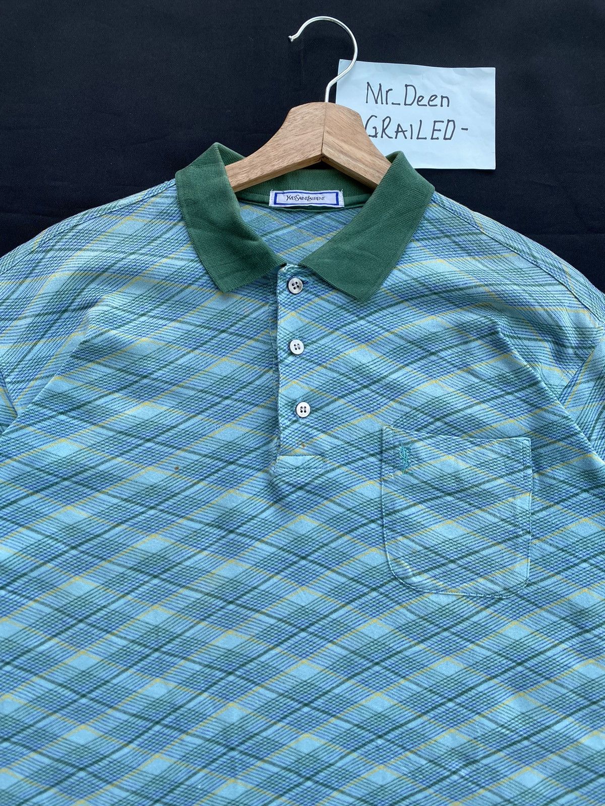 Yves Saint Laurent Rare Vintage 90s Yves Saint Laurent YSL Polo Shirt Size US M / EU 48-50 / 2 - 6 Thumbnail
