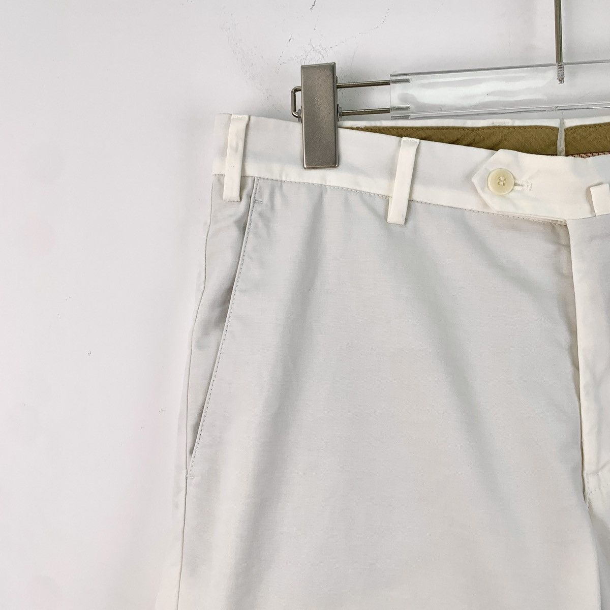 Loro Piana Loro Piana White Cotton Casual Pants K26WX Size US 32 / EU 48 - 3 Thumbnail