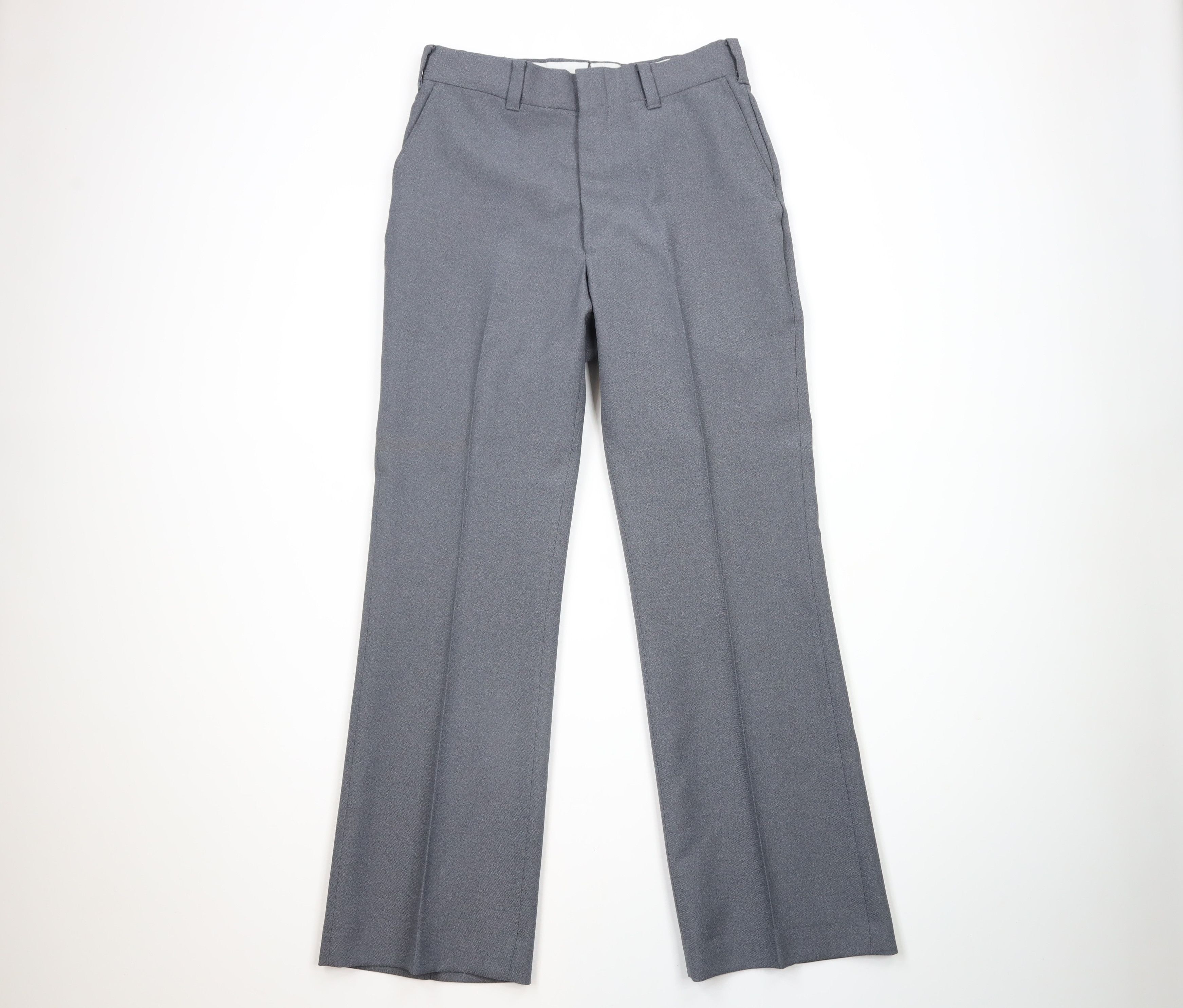 Vintage Vintage 70s Streetwear Bell Bottoms Pants Trousers Gray USA Size US 30 / EU 46 - 1 Thumbnail
