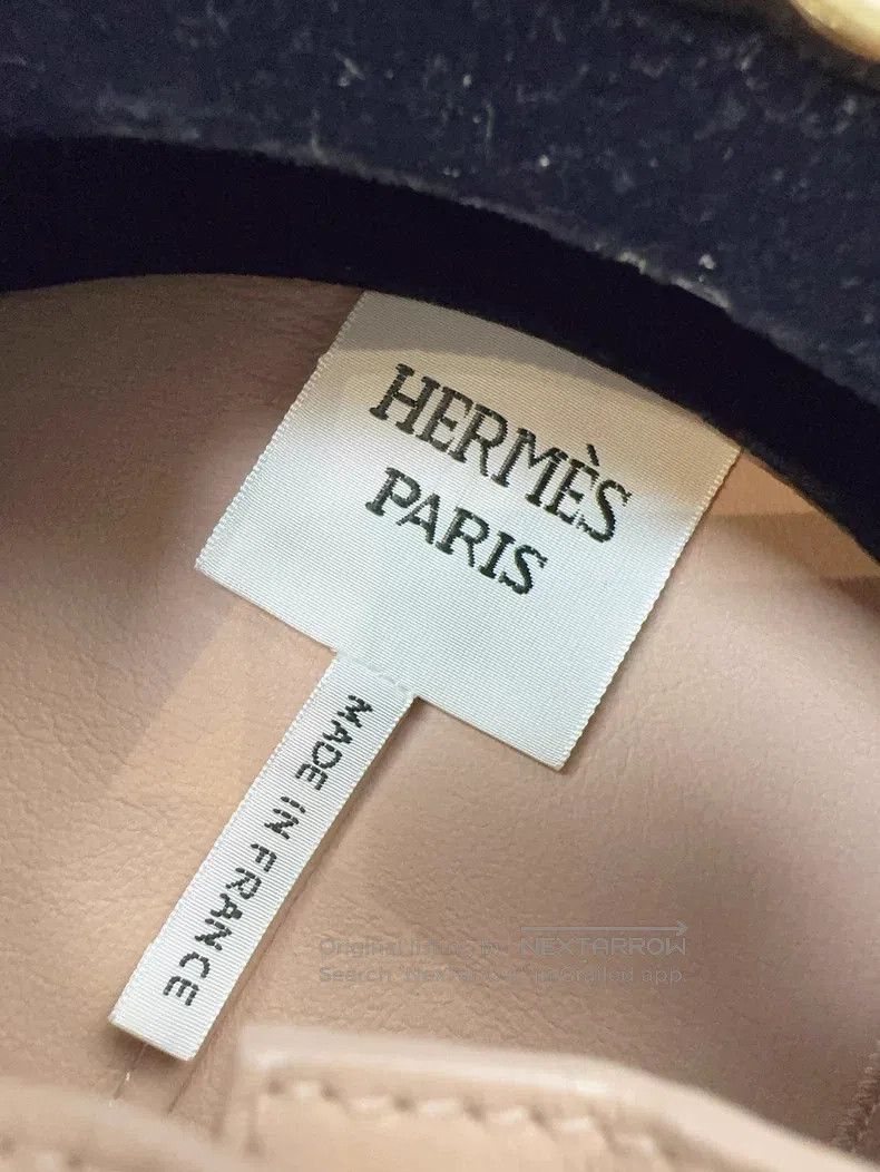 Hermes Hermes Light Pink Naked Color Leather and Fur Jacket Size XS / US 0-2 / IT 36-38 - 5 Thumbnail