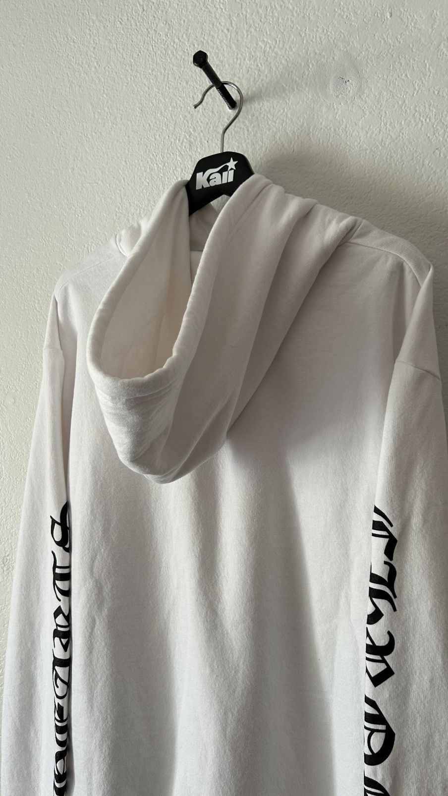 Chrome Hearts Chrome Hearts White Vertical Logo Hoodie Size US M / EU 48-50 / 2 - 7 Thumbnail