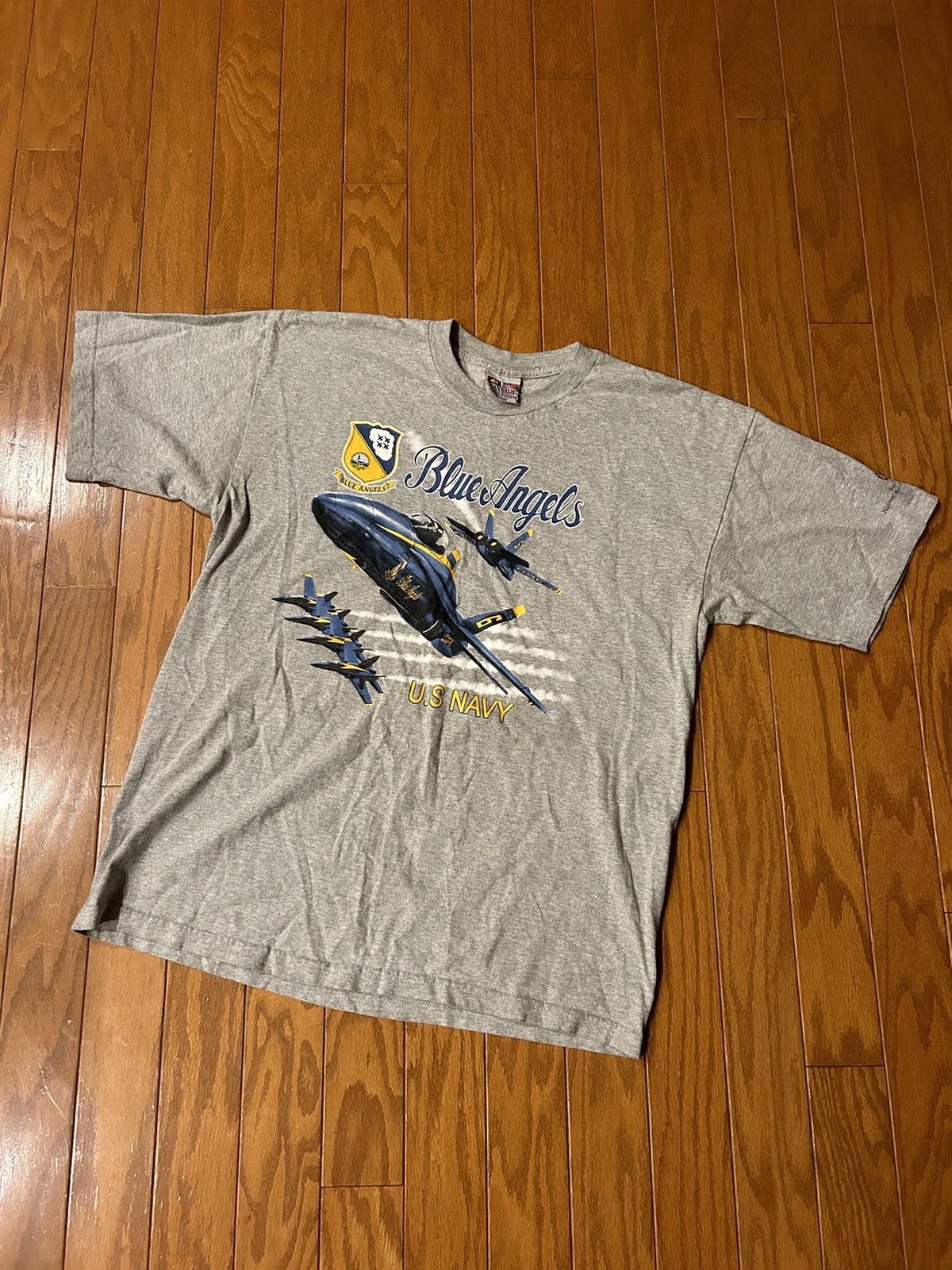 Vintage Blue Angels Tshirt Size US XL / EU 56 / 4 - 1 Thumbnail