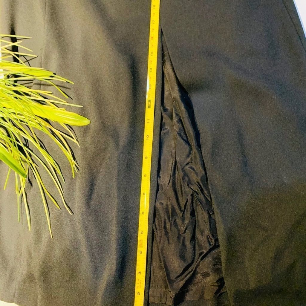 Other Krasini Black dress below knee with slit size 10 Size L / US 10 / IT 46 - 6 Thumbnail