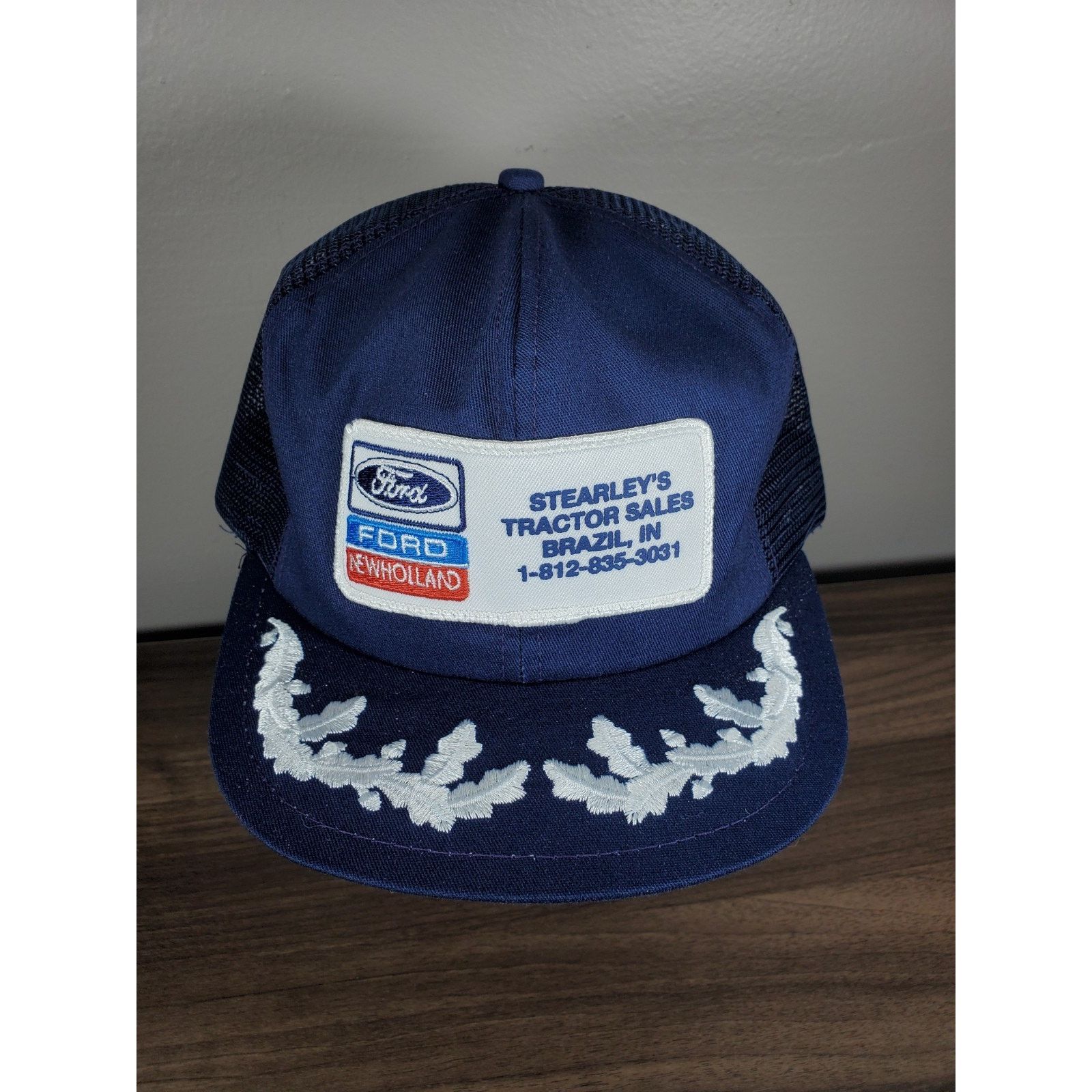 Ford × Vintage Ford New Holland Brazil IN Trucker Hat Snapback Cap K-Brand Size ONE SIZE - 4 Thumbnail
