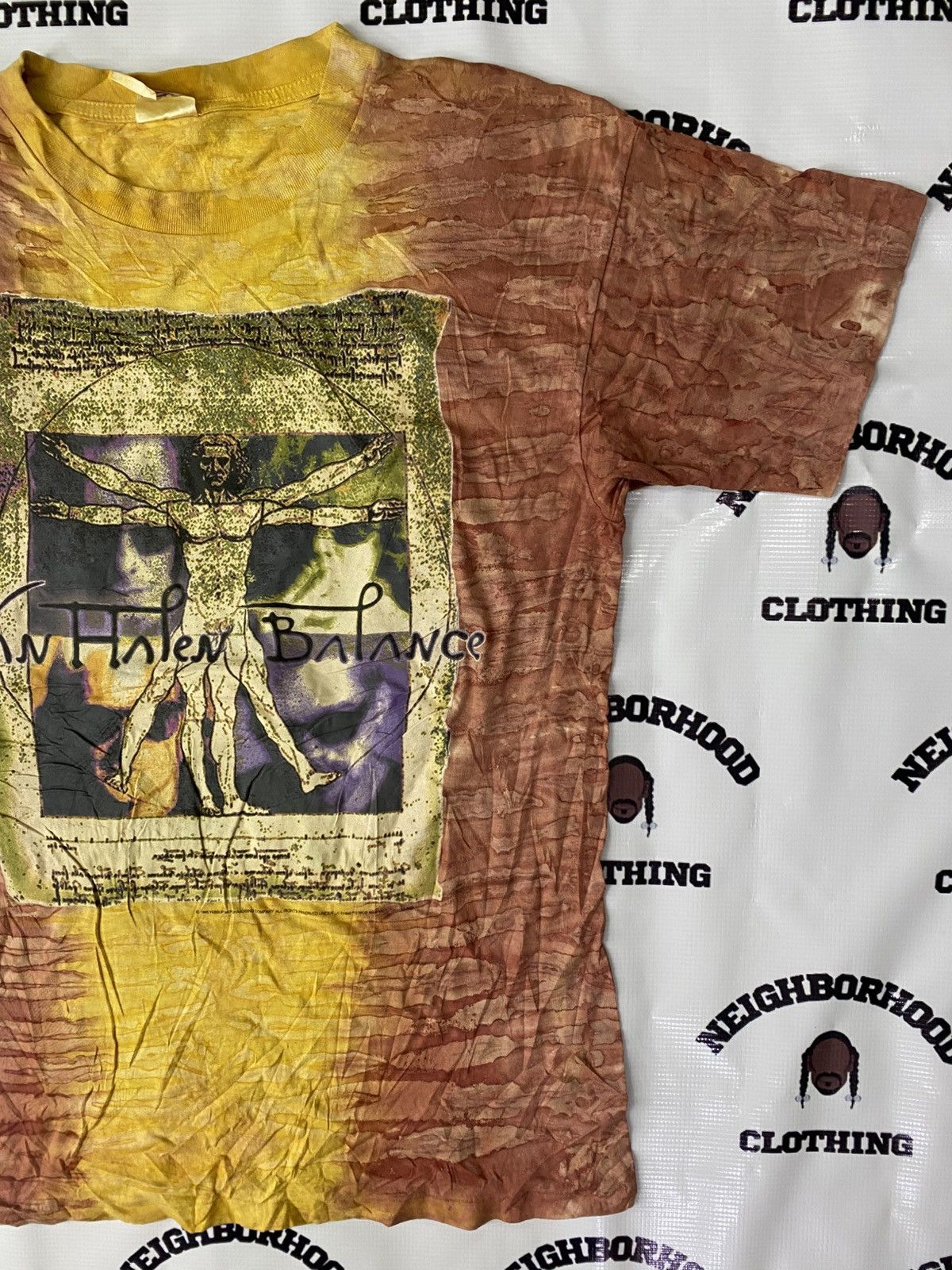 Vintage VAN HALEN BALANCE VINTAGE TEE. Size US XL / EU 56 / 4 - 5 Thumbnail