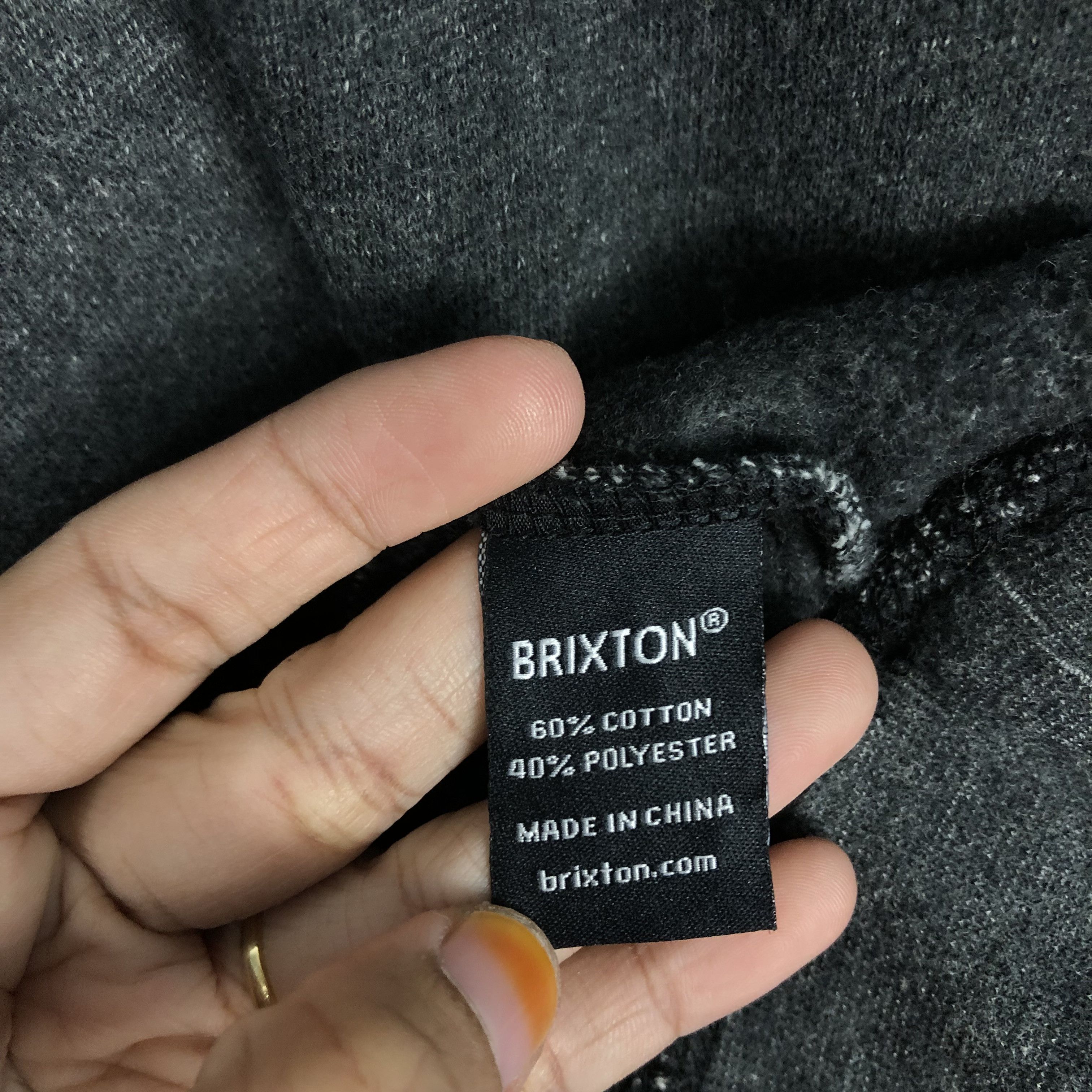 Japanese Brand 📌Vintage Sweatshirt Brixton Box Logo Issey Miyake Size US XL / EU 56 / 4 - 16 Thumbnail