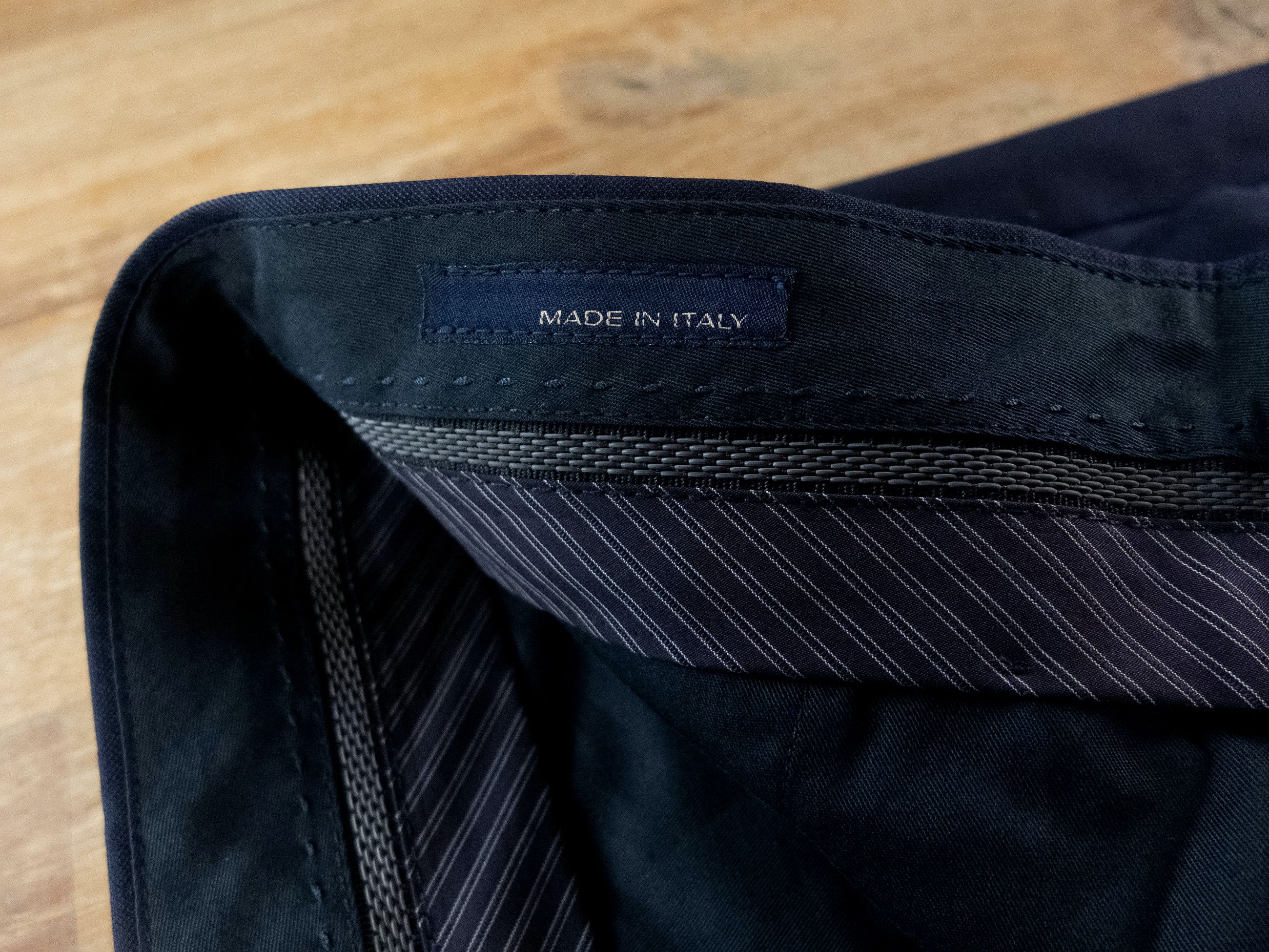 Lardini LARDINI navy blue cotton wool tuxedo Size 40 US / 50 IT Size 40R - 18 Thumbnail