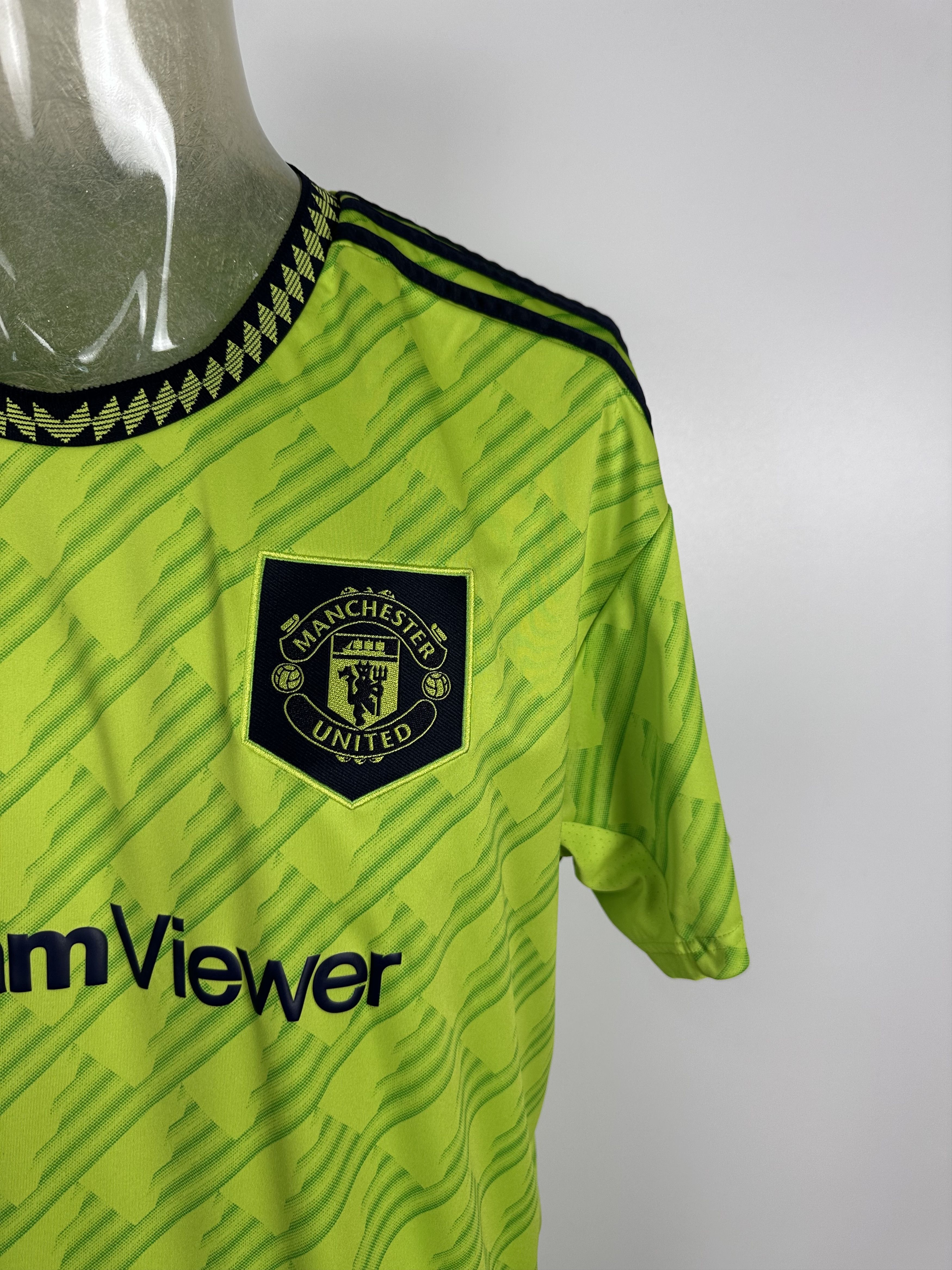 Adidas Manchester United 2022 23 Third Football Shirt Soccer Jersey Size US XL / EU 56 / 4 - 2 Thumbnail