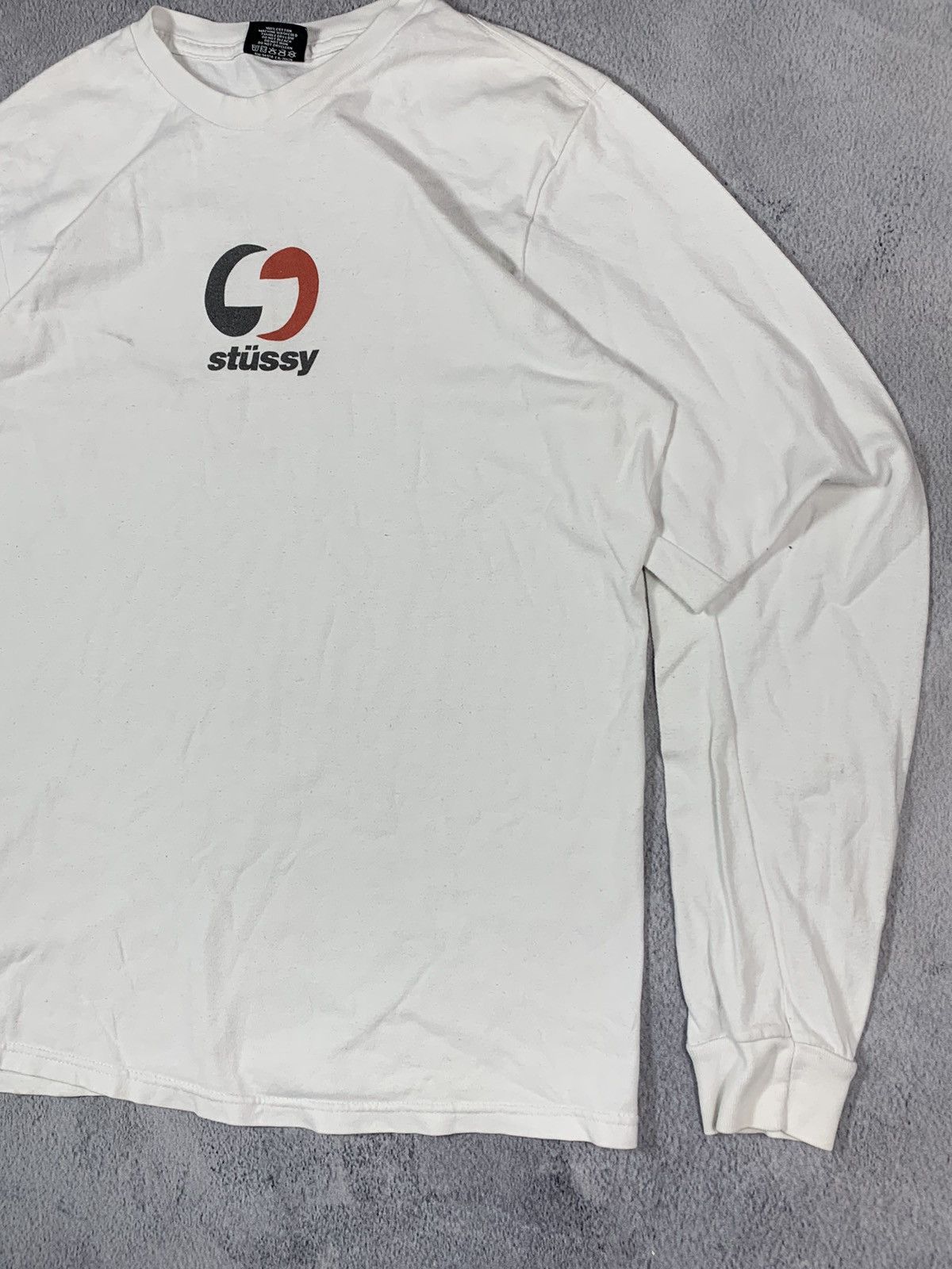Stussy × Vintage Vintage Y2K Stussy long sleeve central logo streetwear S Size US S / EU 44-46 / 1 - 3 Thumbnail