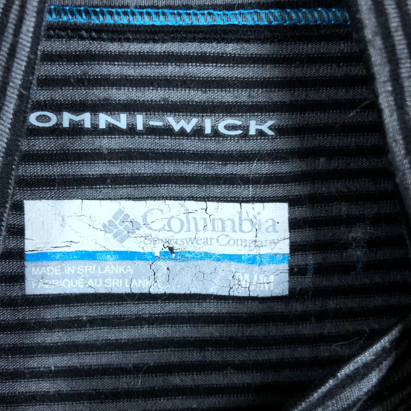 Vintage Columbia Shirt Womens Black Gray Striped 1/4 Zip Long Sleeve Omni-Wick M Size M / US 6-8 / IT 42-44 - 6 Thumbnail