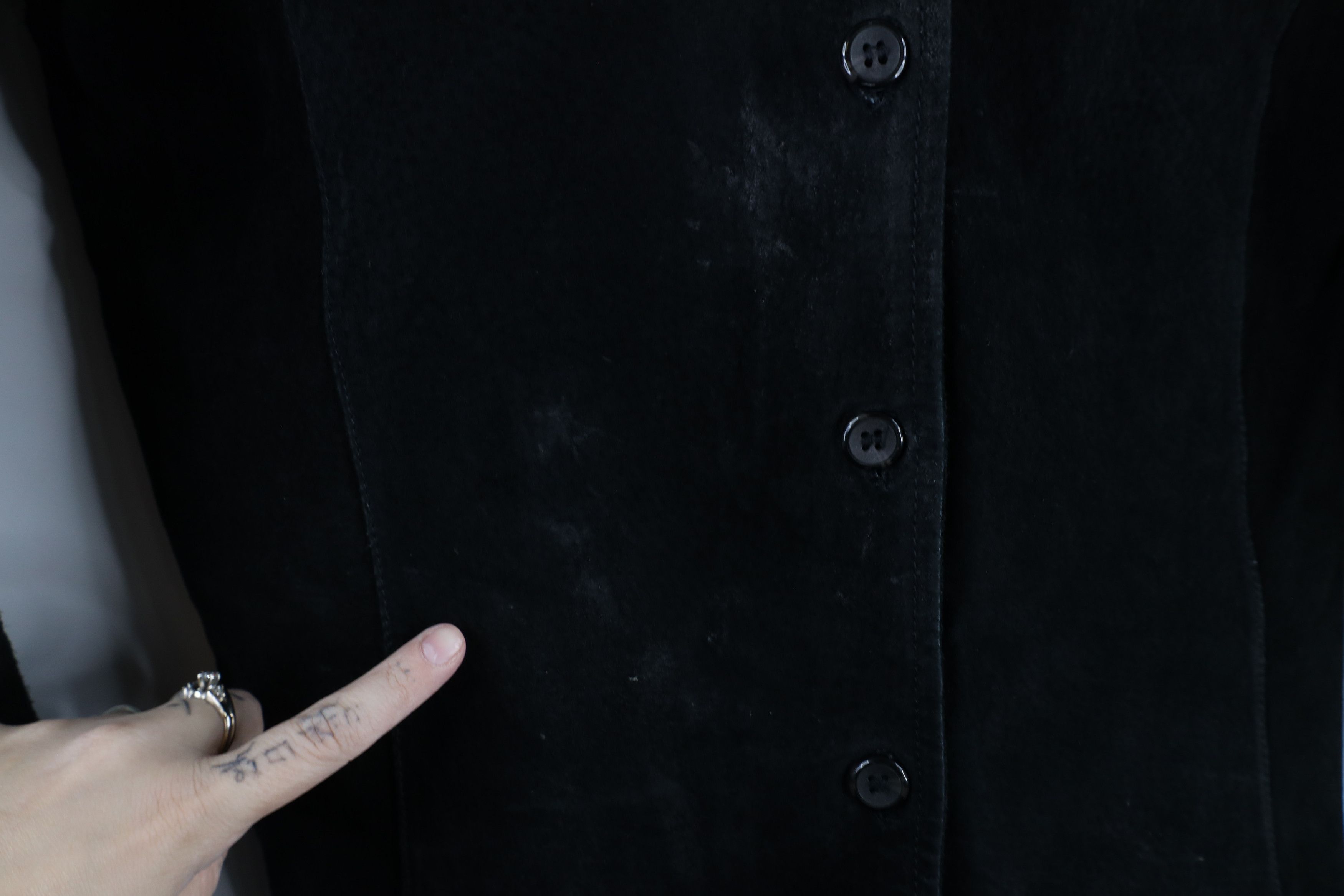 Vintage Vintage 90s Streetwear Suede Leather Shirt Jacket Jac Shirt Size S / US 4 / IT 40 - 4 Thumbnail