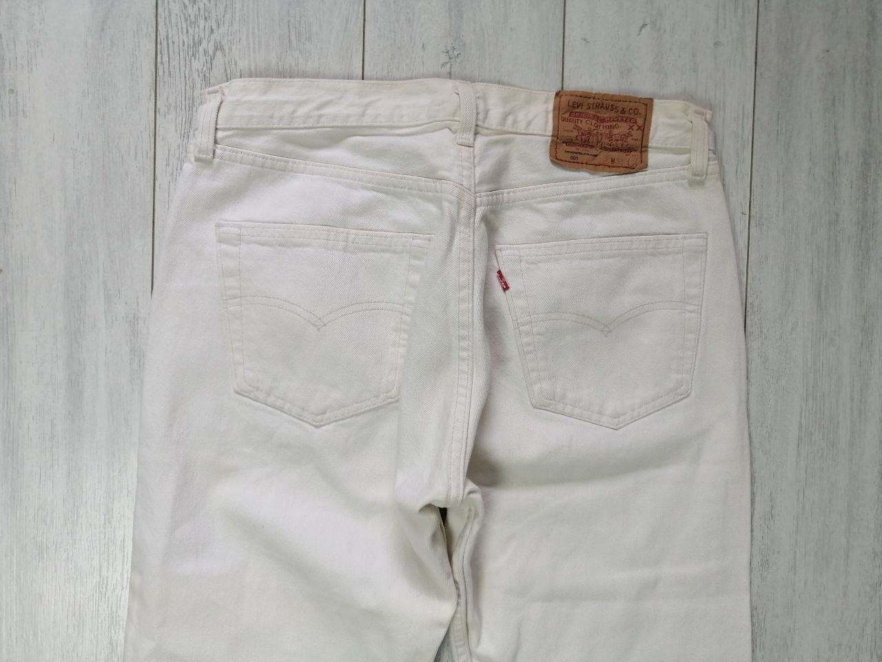 Levi's white vintage jeans levis 501 size 32 Size US 32 / EU 48 - 5 Thumbnail