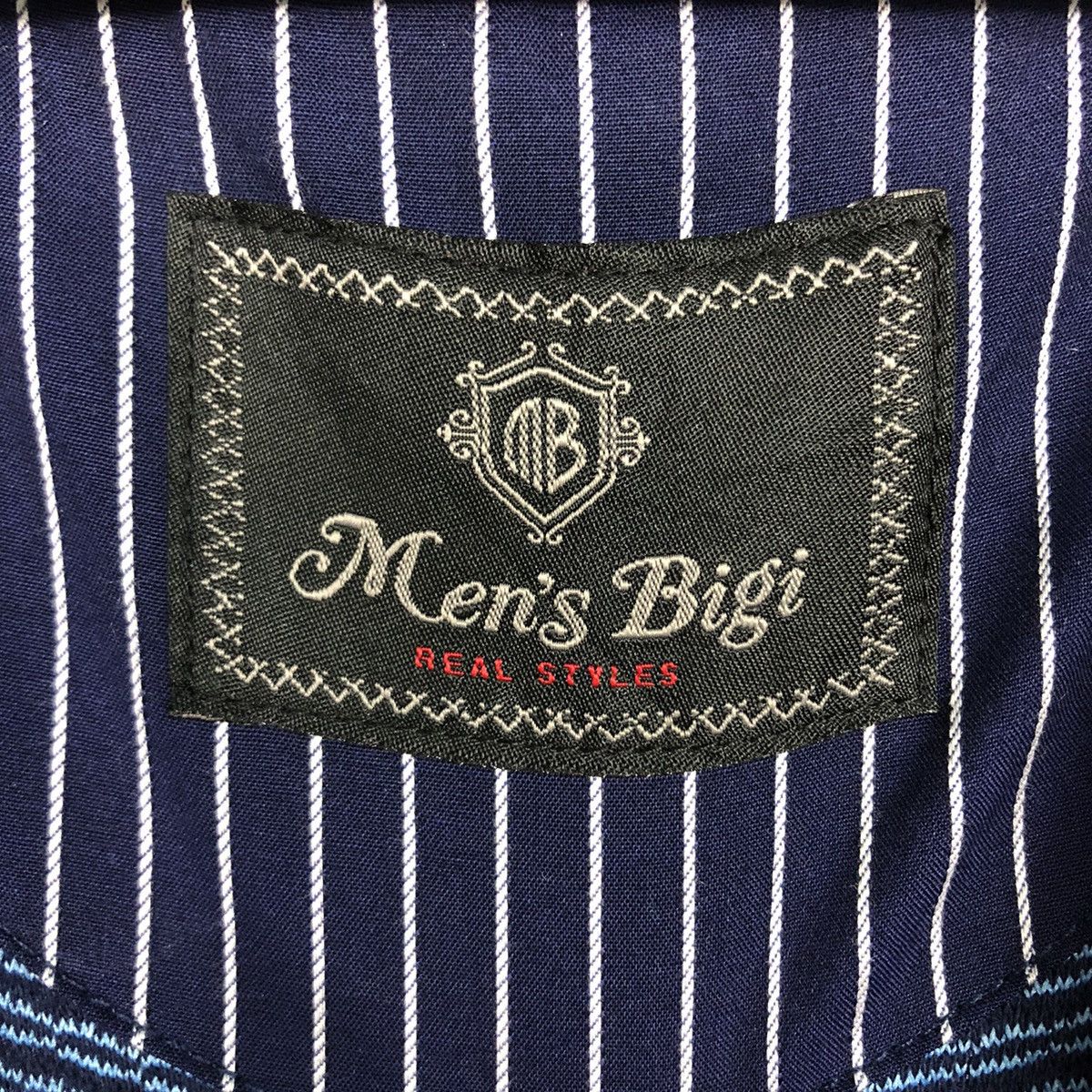 Japanese Brand Men’s Bigi Japan Knit Jacket – Textured Navy Size US M / EU 48-50 / 2 - 18 Thumbnail