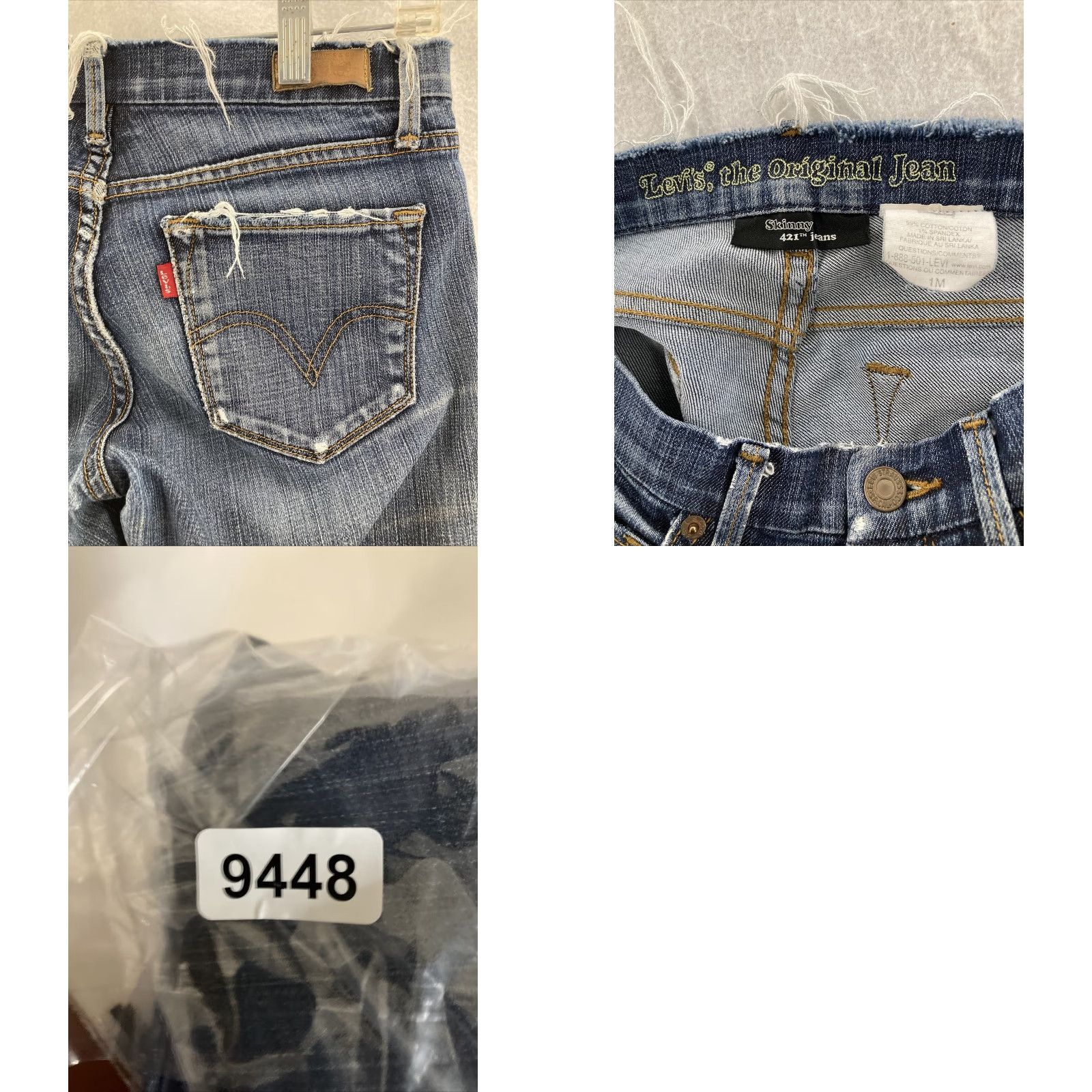 Levi's Levi's 421 Jeans Jeans Blue Regular 28 XS? Size 29" - 8 Thumbnail