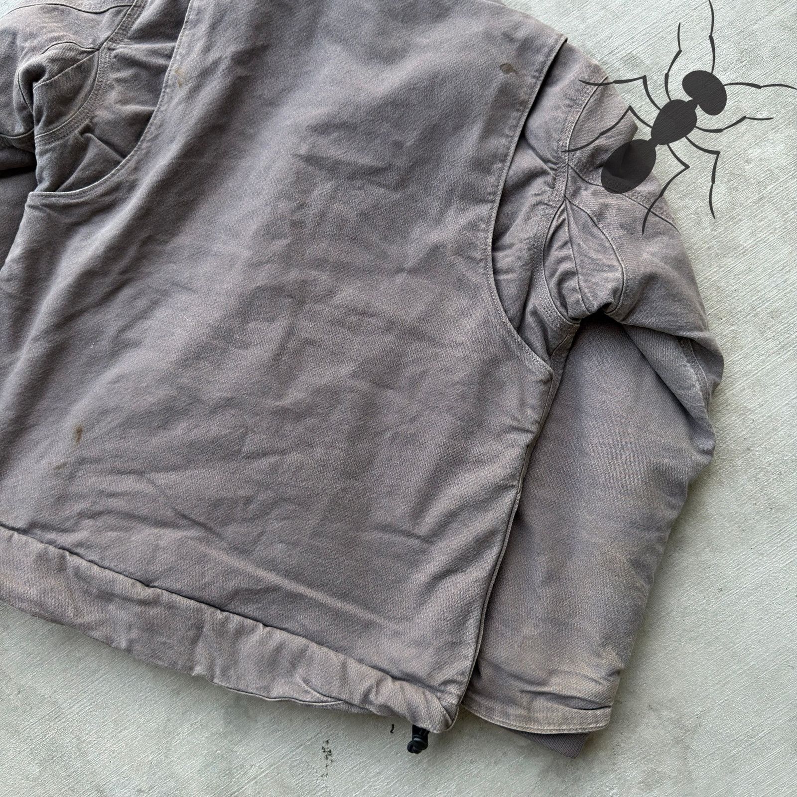Carhartt × Vintage Carhartt WOMENS full swing gray zip up work wear jacket Size US M / EU 48-50 / 2 - 8 Thumbnail
