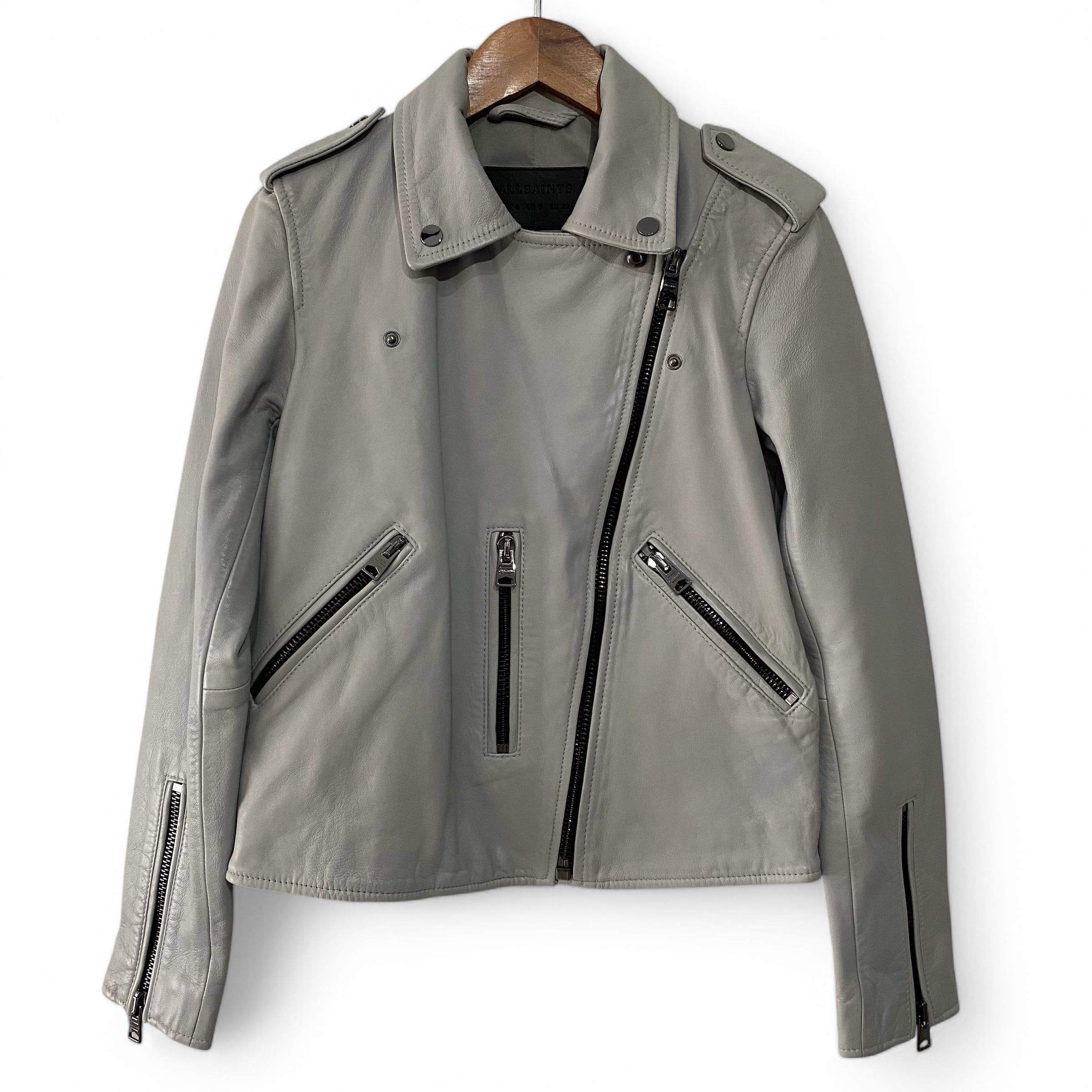 Allsaints All Saints Sheep Skin Ryders Jacket Size XS / US 0-2 / IT 36-38 - 3 Thumbnail