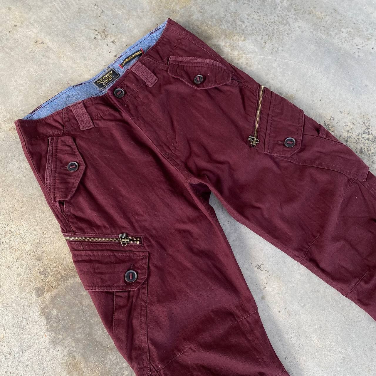 20471120 × Japanese Brand VINTAGE BACK NUMBER CARGO UP-ARMORED EQUIPMENT MILITARY Size US 31 - 15 Thumbnail
