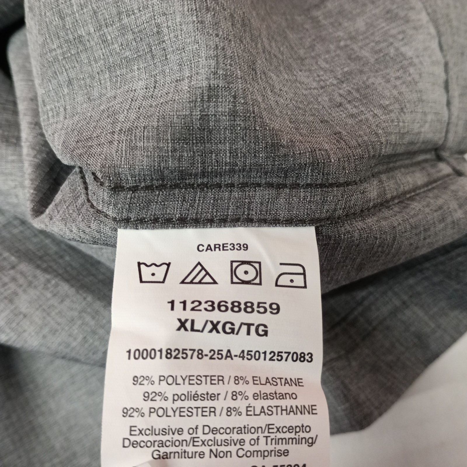 Wrangler Wrangler Men's XL Gray Thru Hike Shirt Vented Roll Tab UPF Size US XL / EU 56 / 4 - 9 Thumbnail