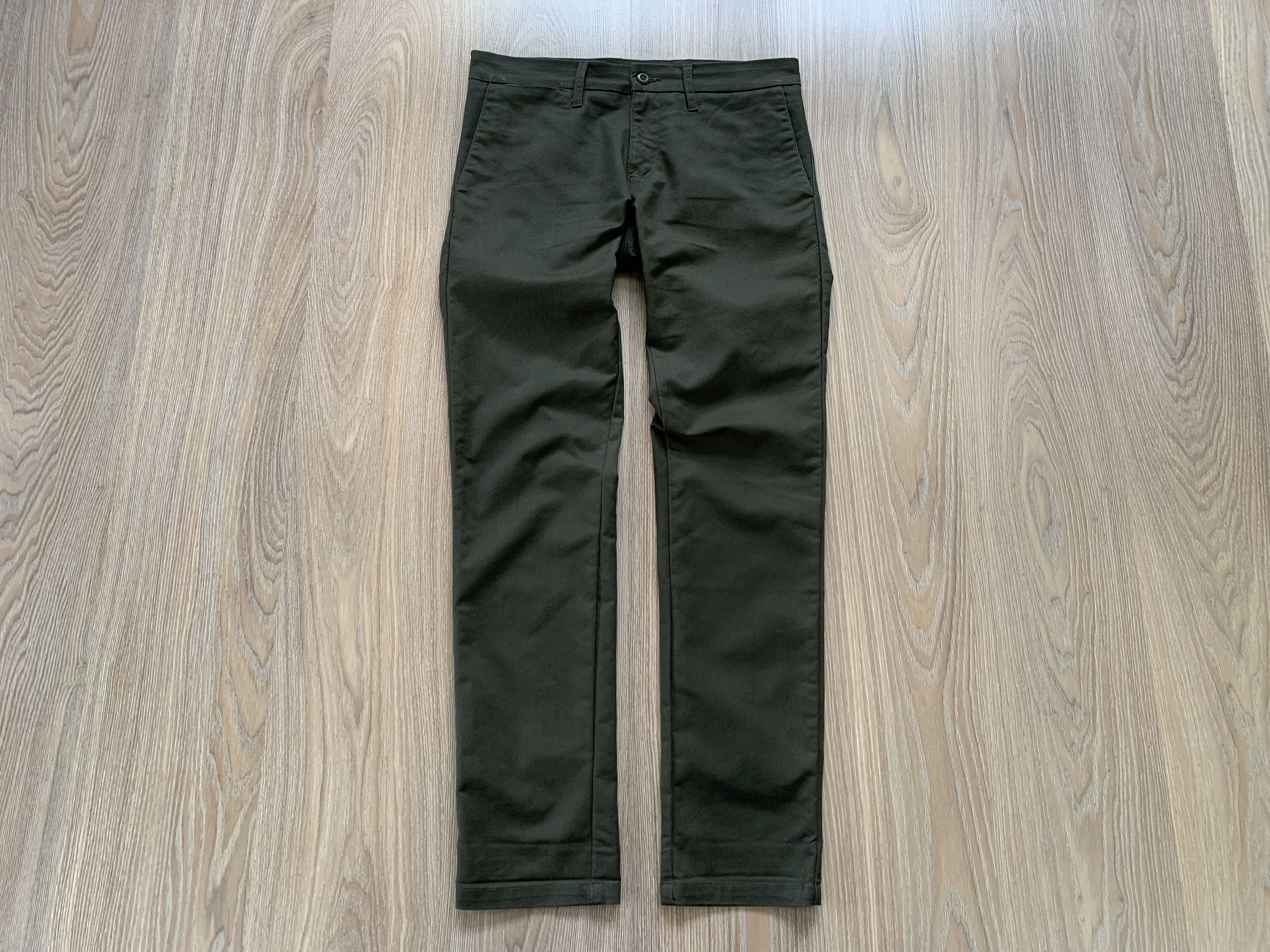 Carhartt Carhartt WIP Sid Pant Khaki Chino Cotton Trousers Size US 31 - 2 Thumbnail