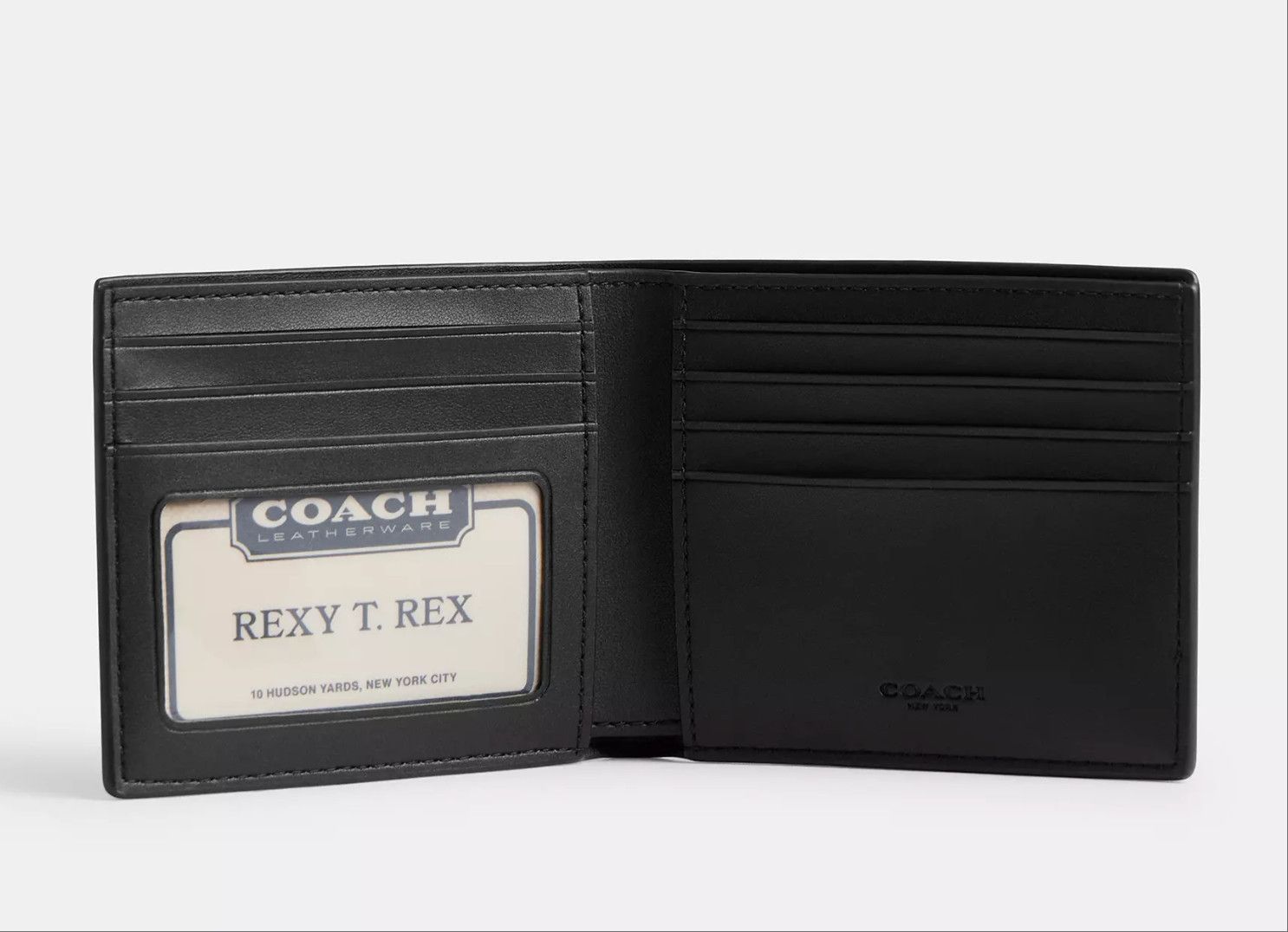 Coach Id Billfold Wallet In Signature Canvas CY394 Size ONE SIZE - 2 Thumbnail