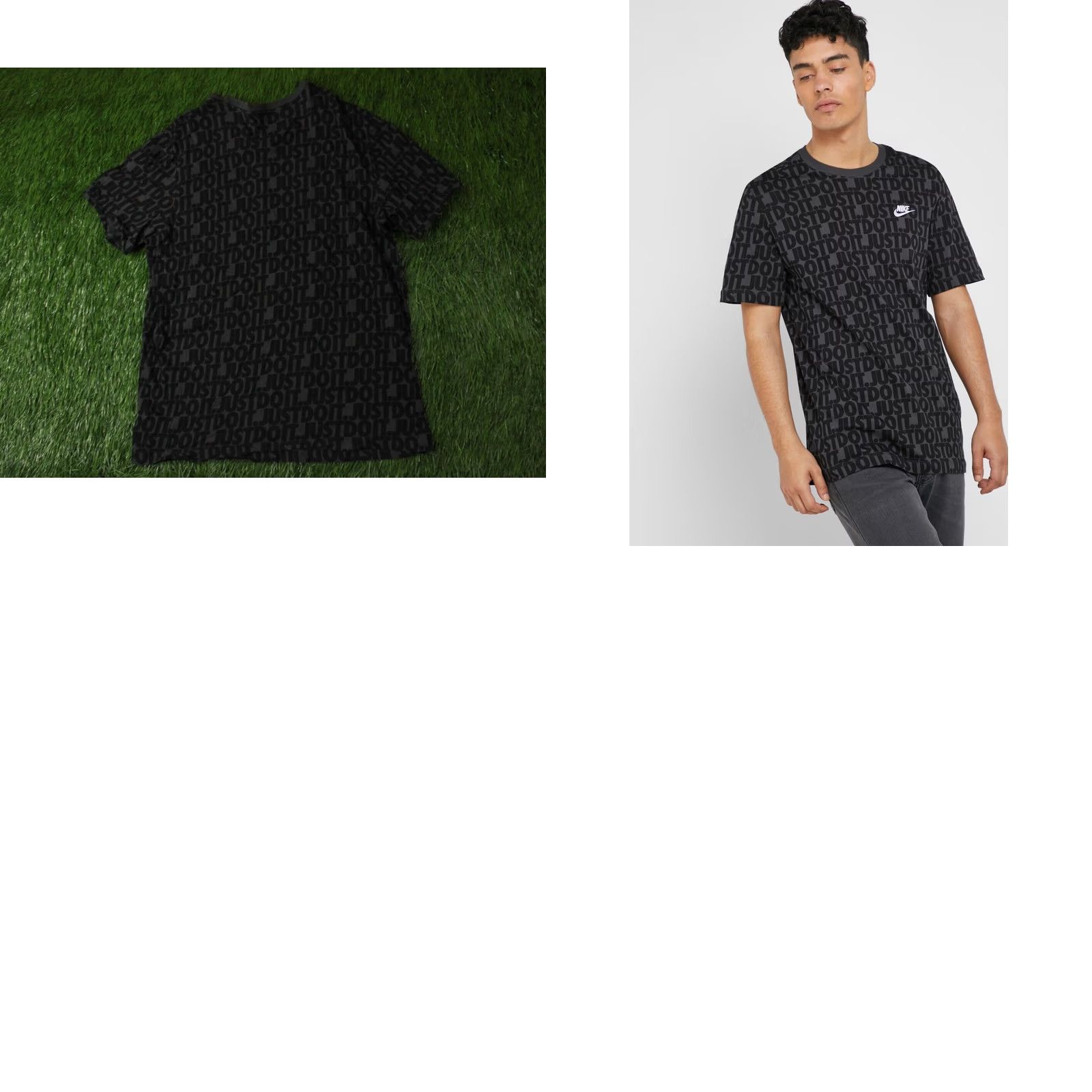 Nike Nike Just Do It 2019 Men Casual Shirt T-Shirt Tee Jersey Size L Gray Short Sleeve Size US L / EU 52-54 / 3 - 8 Thumbnail