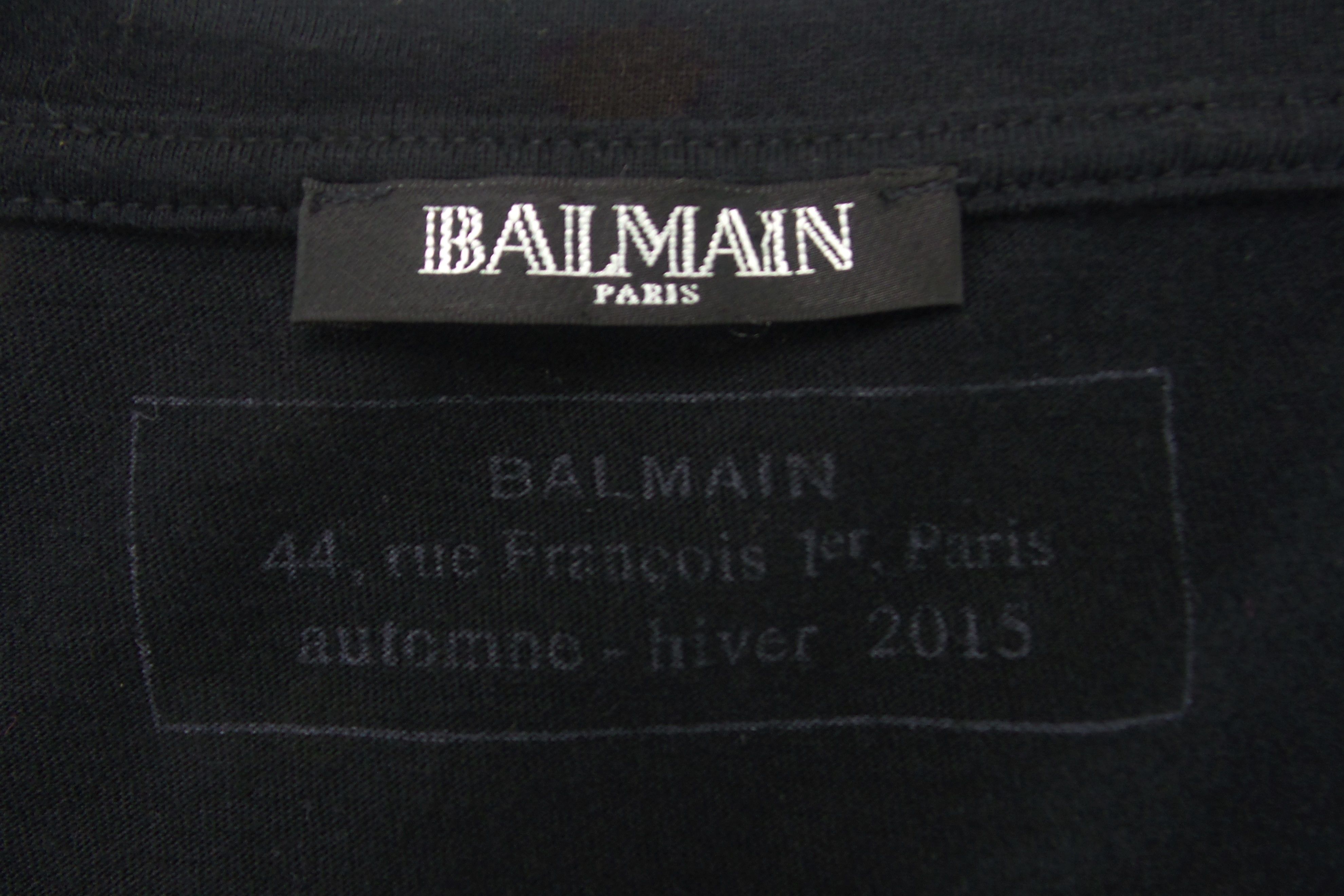 Balmain Balmain Paris Big Logo T-Shirts Size US XXL / EU 58 / 5 - 3 Thumbnail