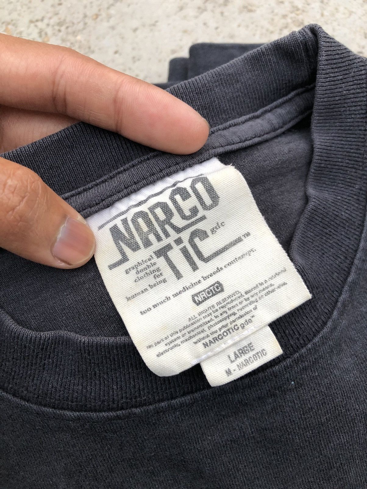 Japanese Brand × Narcotic GDC × Vintage VINTAGE NARCOTIC GDC JAPAN TEE Size US L / EU 52-54 / 3 - 3 Thumbnail