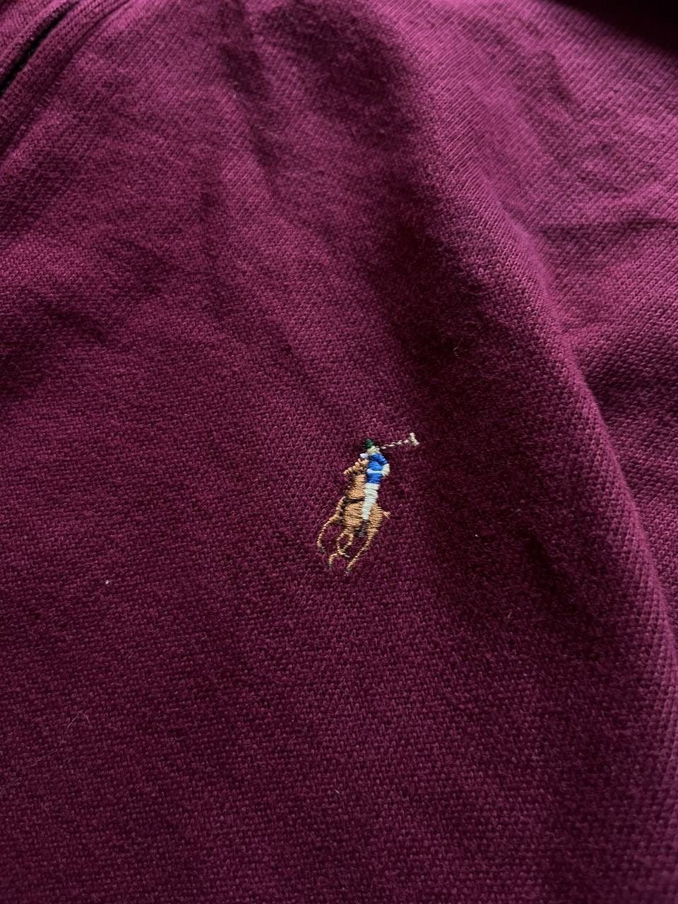 Polo Ralph Lauren × Vintage Vintage Polo Ralph Lauren Quarter Zip Sweatshirt Y2K XL Size US XL / EU 56 / 4 - 4 Thumbnail