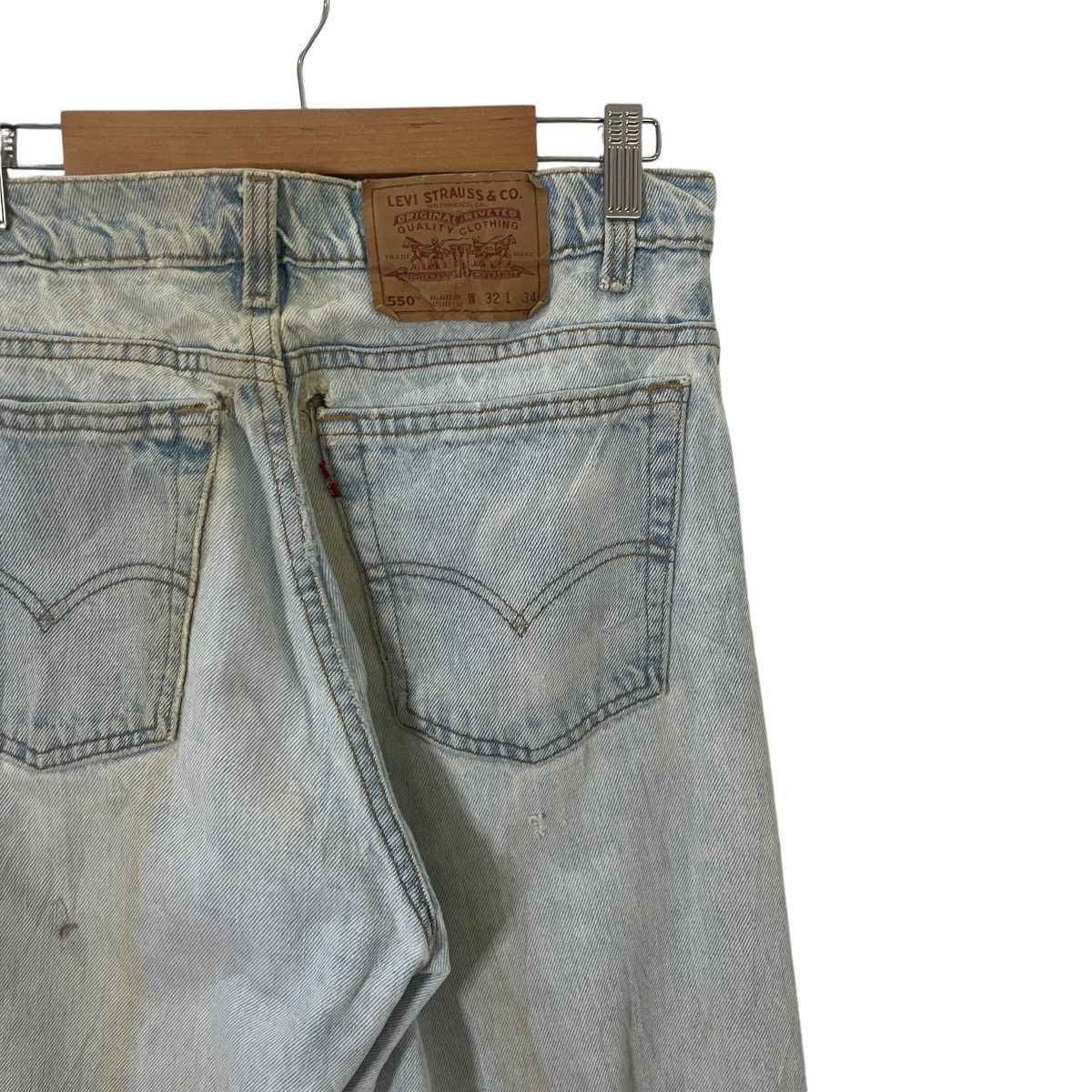 Levi's Vintage 90s Levis Lot550 Distressed Denim Jeans Size US 31 - 11 Thumbnail