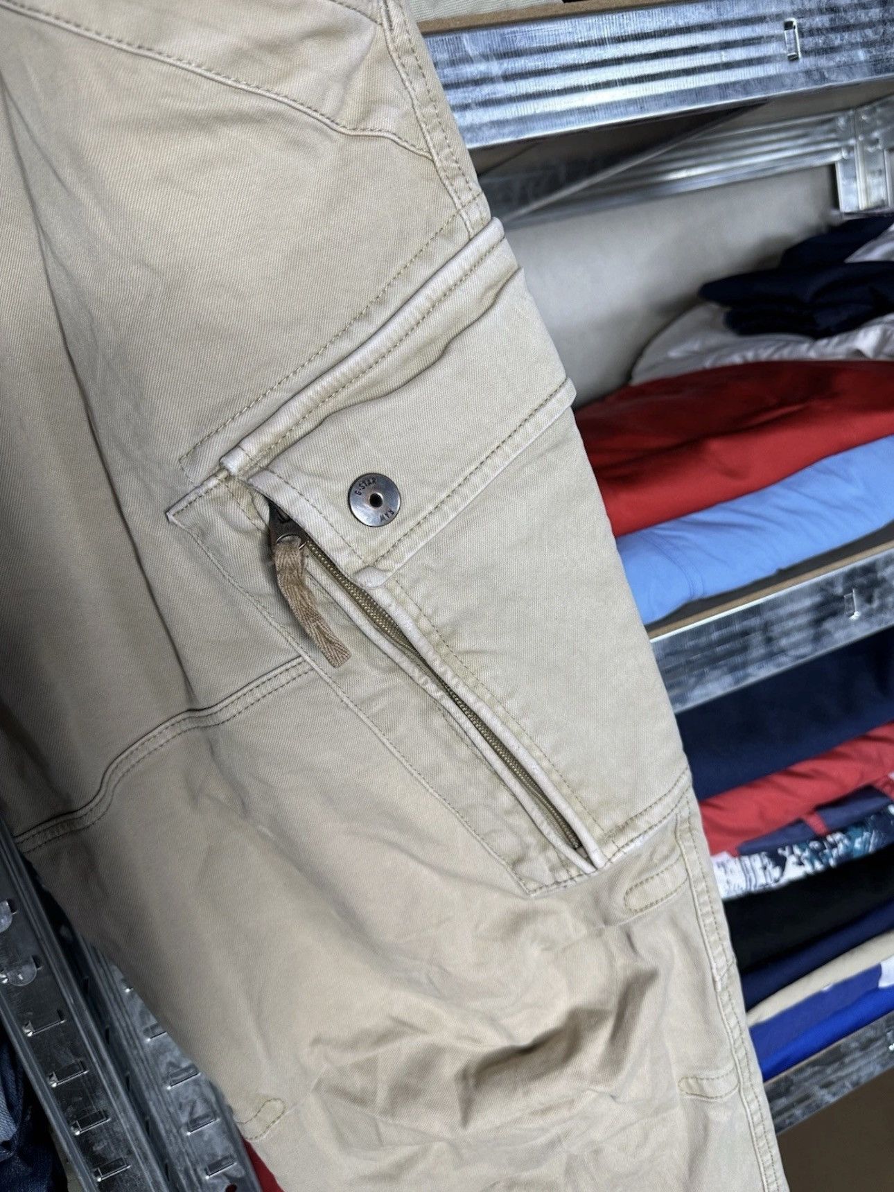 G-Star Rarest G-Star Raw 32 x 33 Cargo Y2k Punk Pants Size US 32 / EU 48 - 8 Thumbnail