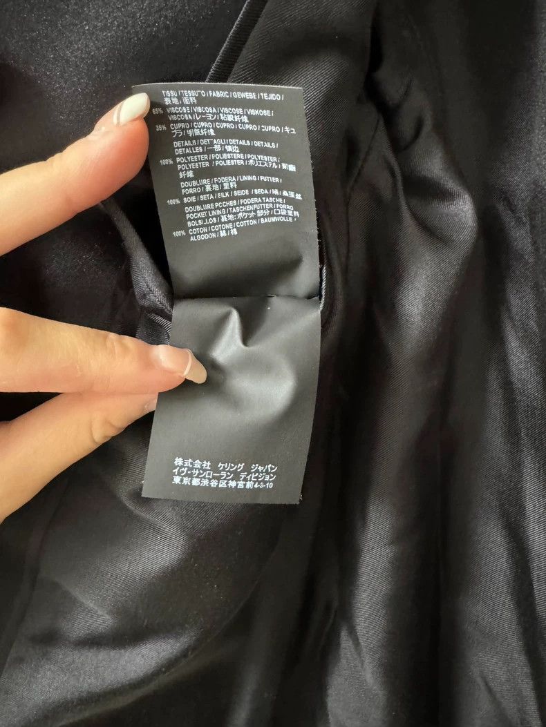 Saint Laurent Paris Saint Laurent Paris blazer 2505-Nextarrow Size S / US 4 / IT 40 - 5 Thumbnail