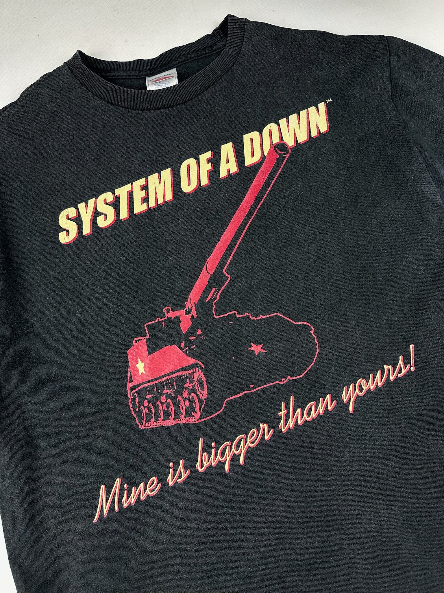 Band Tees Thrashed System of a Down Faded Distressed ERD GRUNGE WCC Size US M / EU 48-50 / 2 - 5 Thumbnail