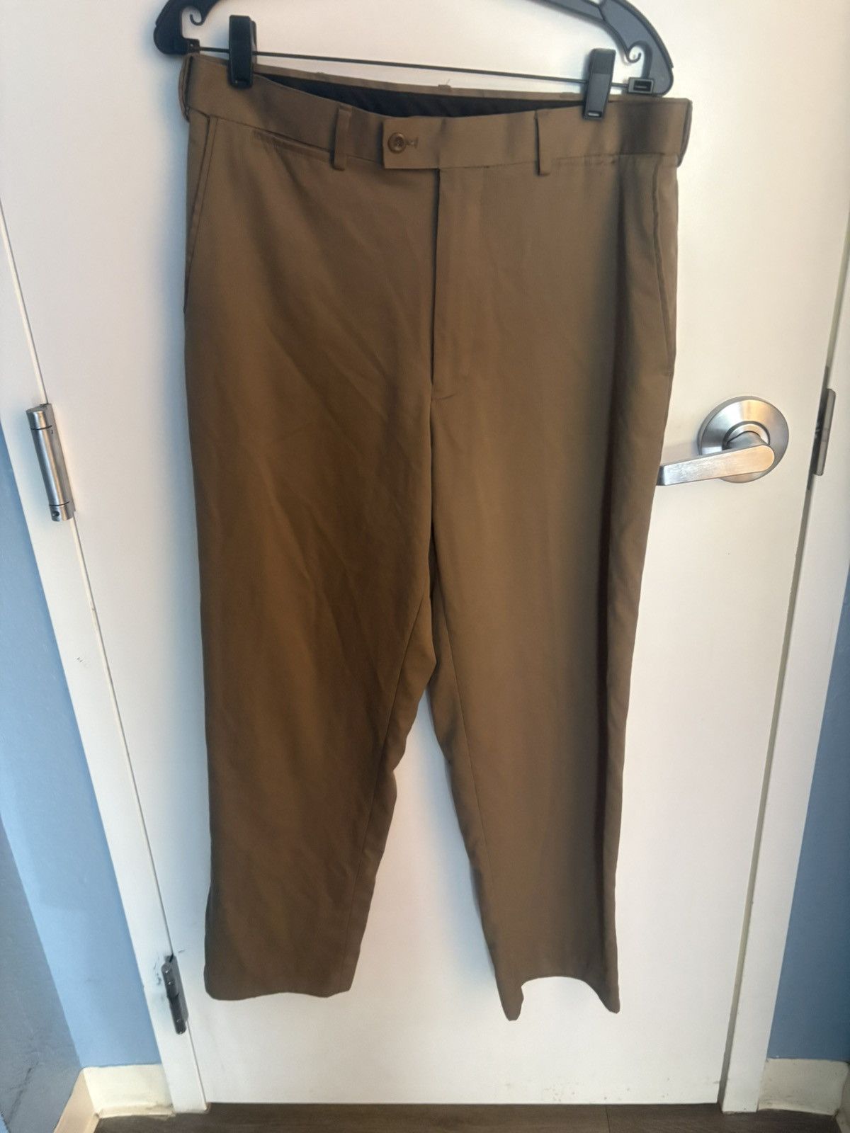 Other Braggi Louis Raphael Brown Dress Pants Straight Leg Size 32 Size 34S - 6 Thumbnail