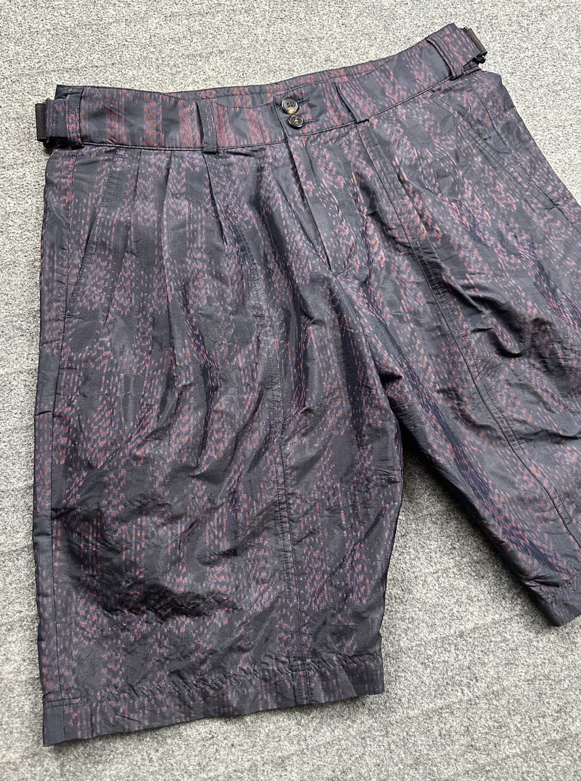 Dries Van Noten Dries Van Noten - Silk Printed Waist Shorts - Side Adjuster Size US 31 - 3 Thumbnail