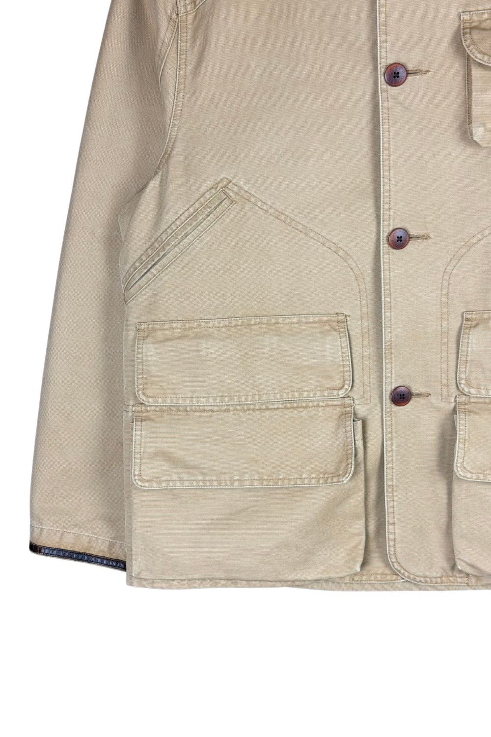 Polo Ralph Lauren Heavy Canvas Wool Lined Hunting Jacket Size US M / EU 48-50 / 2 - 6 Thumbnail