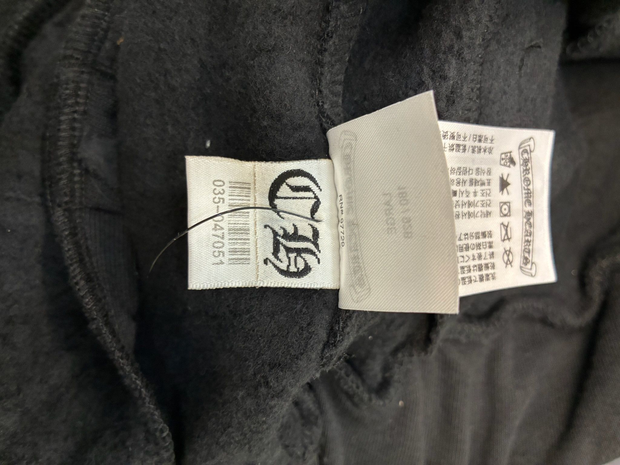 Chrome Hearts CHROME HEARTS BLACK SWEATPANTS WITH BLUE LOGO PRINT Size US 34 / EU 50 - 11 Thumbnail