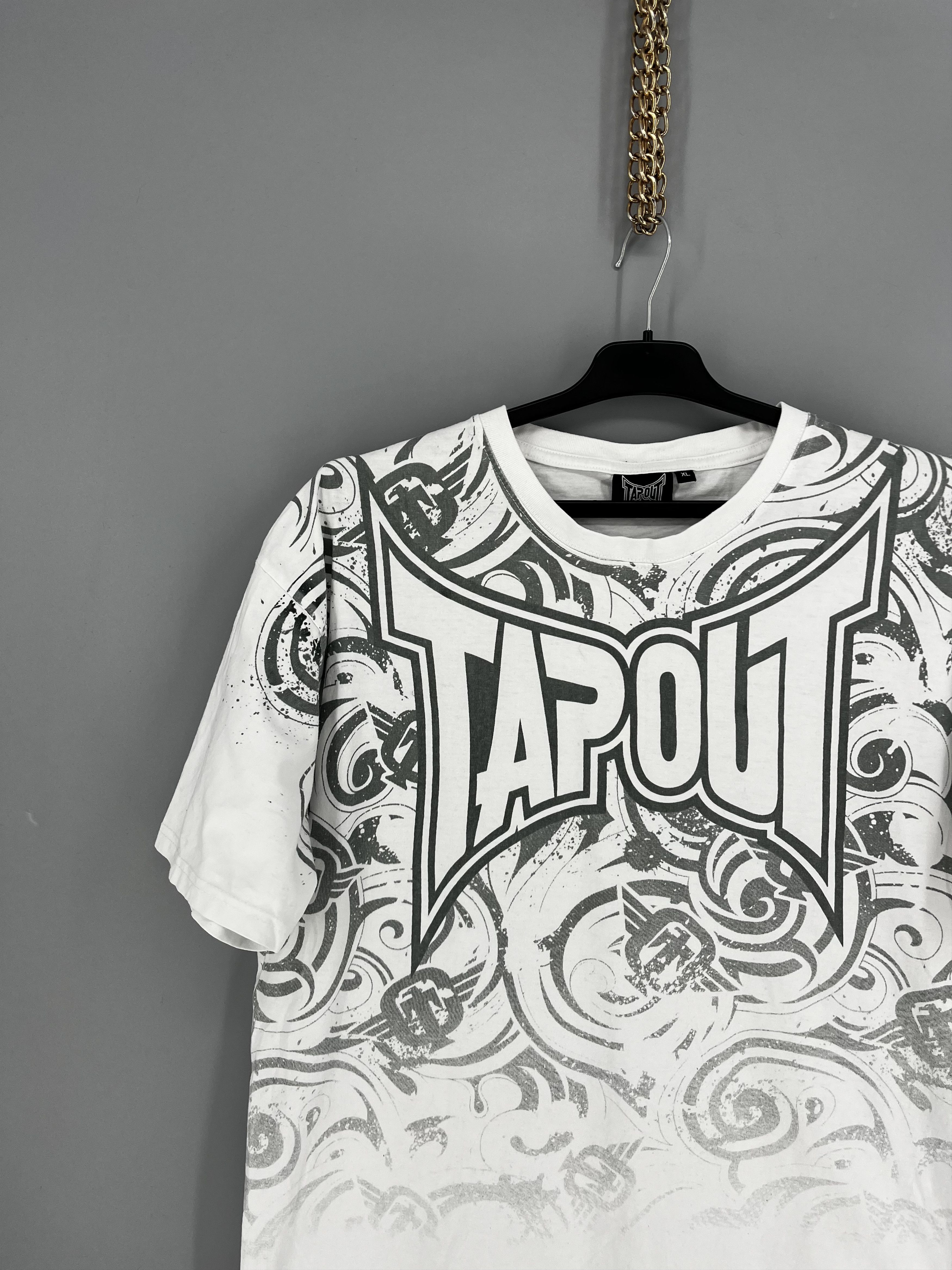 Affliction Vintage Y2K Tapout T shirt Wrestling Tribal Spellout Logo Size US XL / EU 56 / 4 - 4 Thumbnail