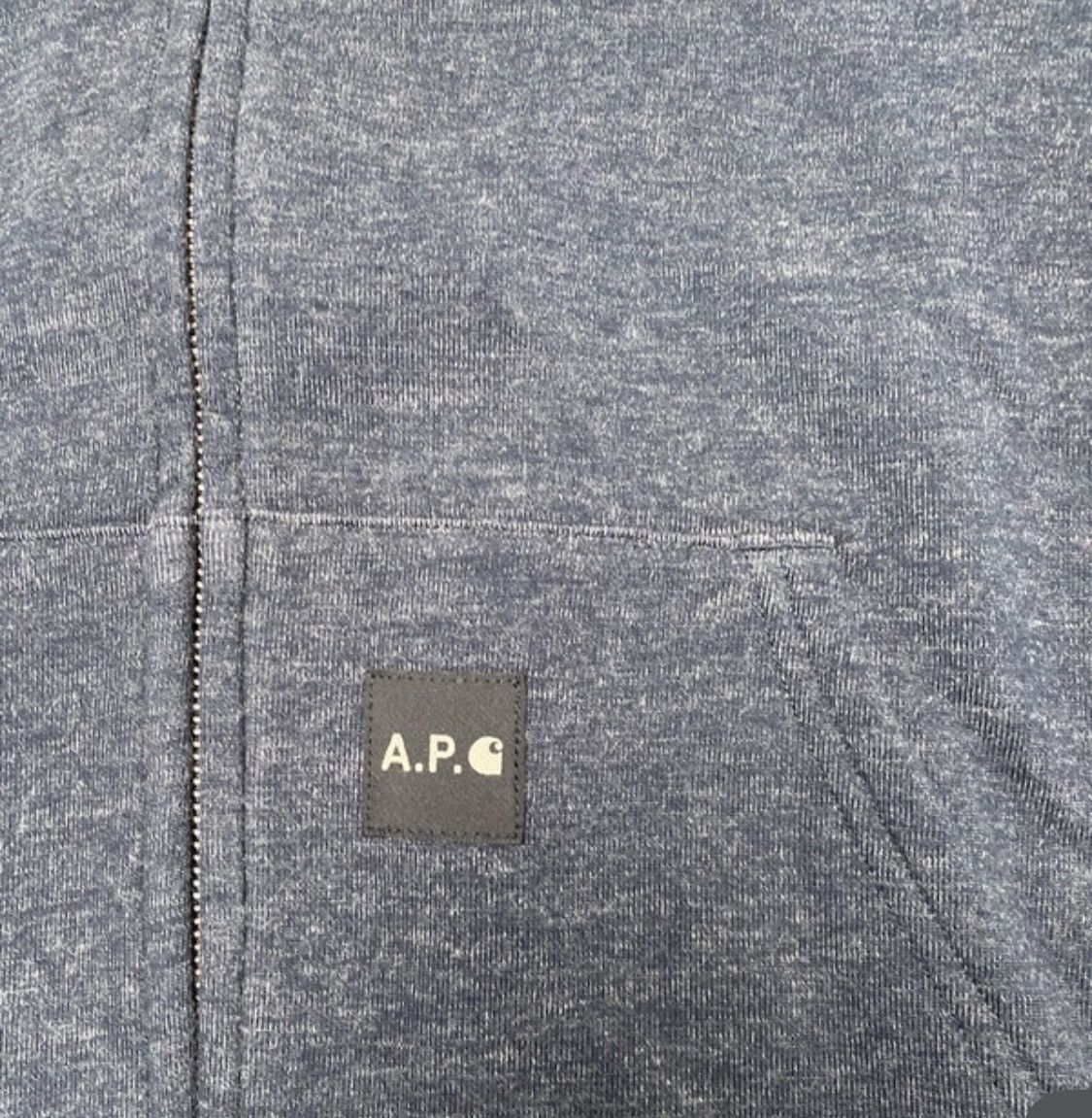 Carhartt Wip x APC Size XL Zip-Up Hoodie used
