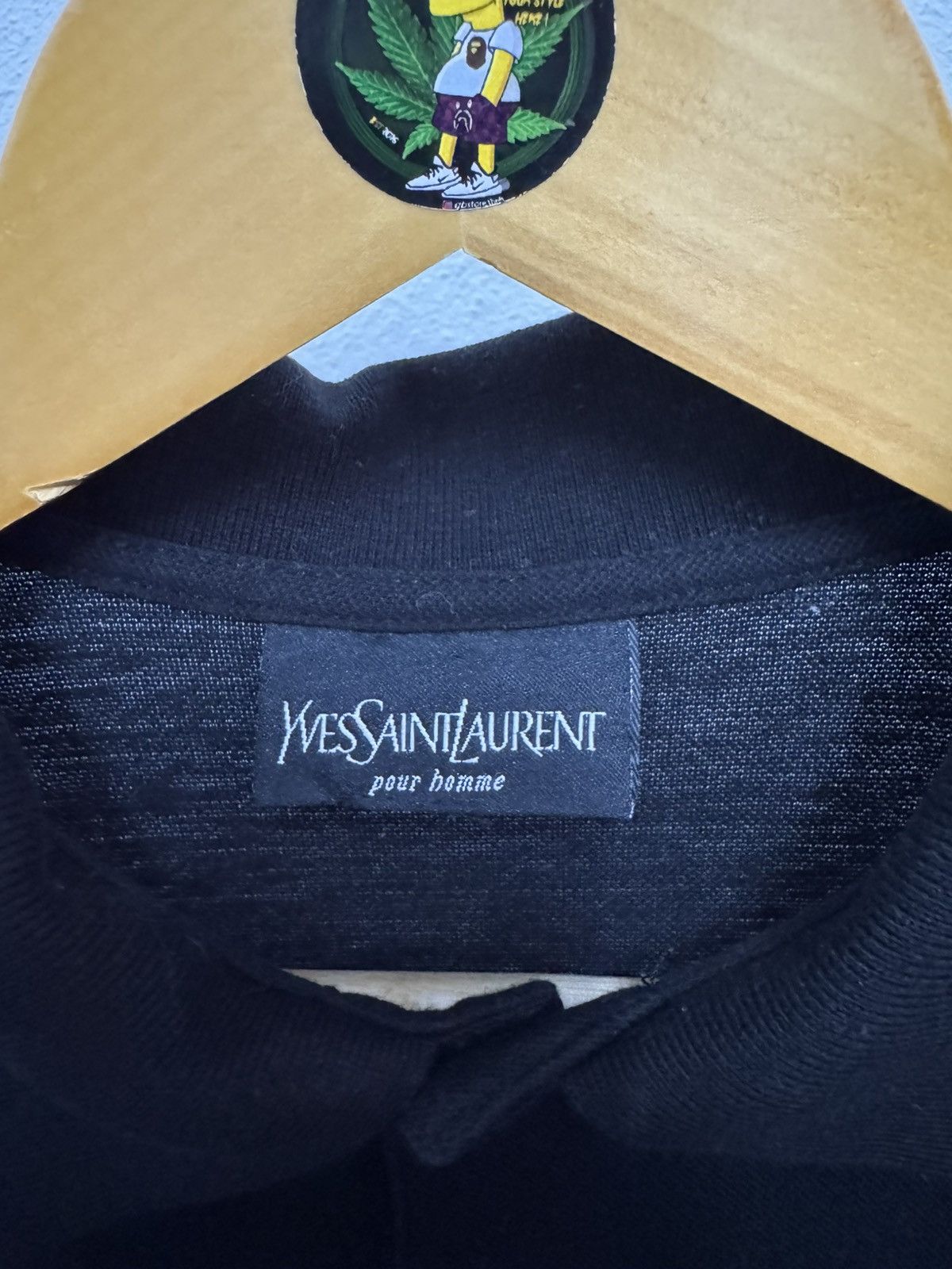 Vintage YSL embroidery Polo Shirt