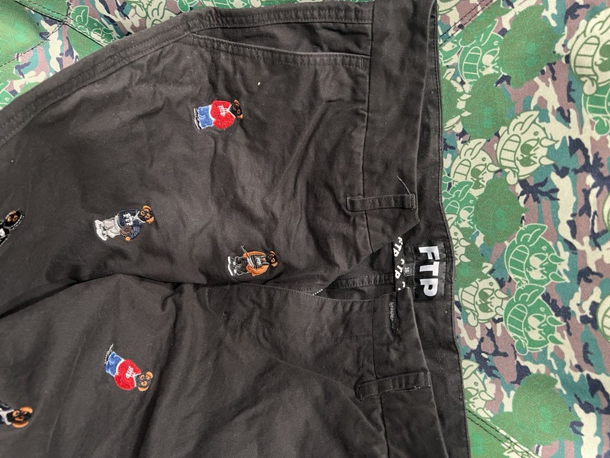 Image of Fuck The Population Ftp Bear Chino Pant Black 36, Men's