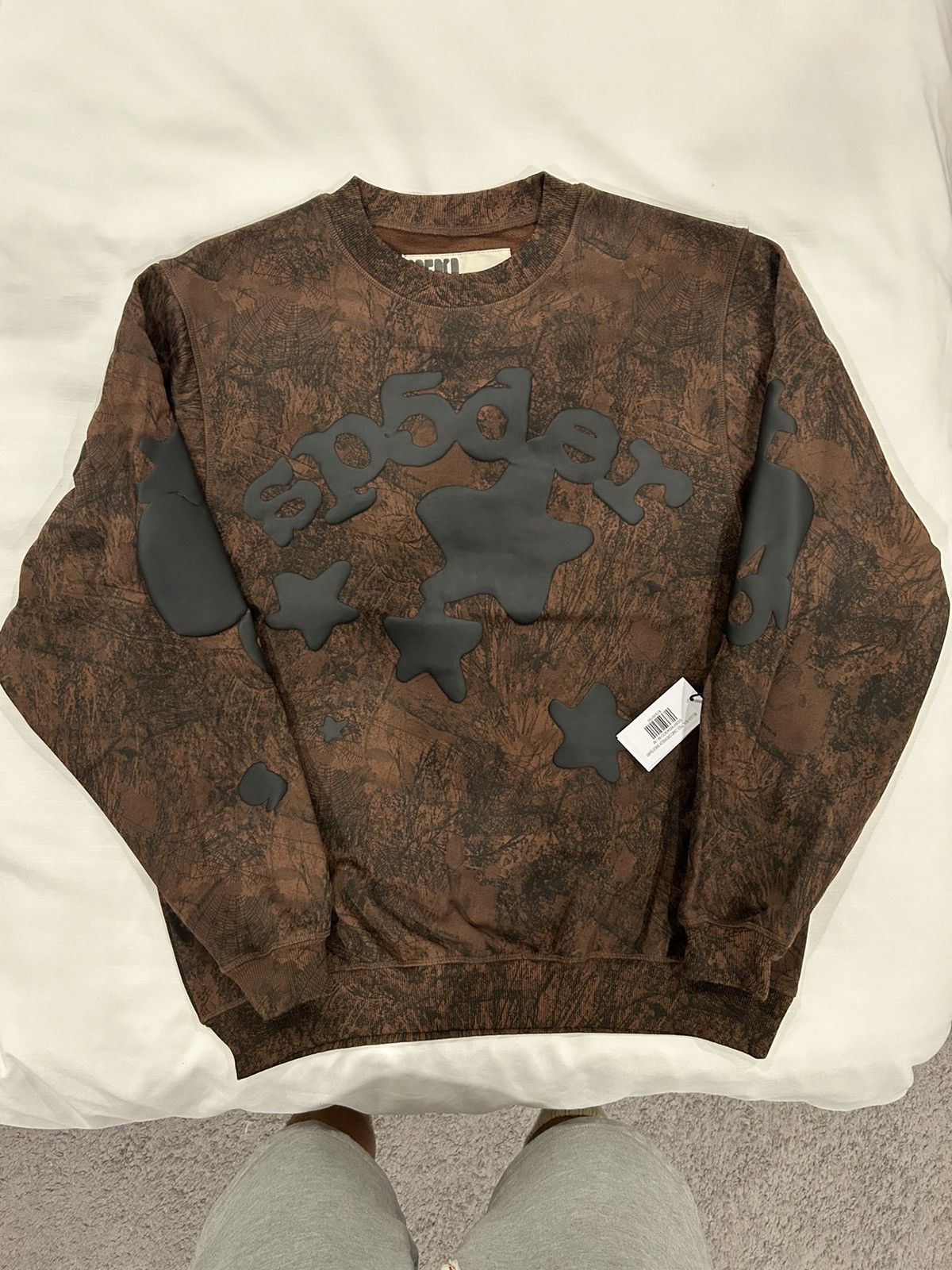 Complex × Sp5der × Travis Scott Sp5der Beluga Real Tree Camo Crewneck Complexcon Exclusive Size US M / EU 48-50 / 2 - 2 Thumbnail