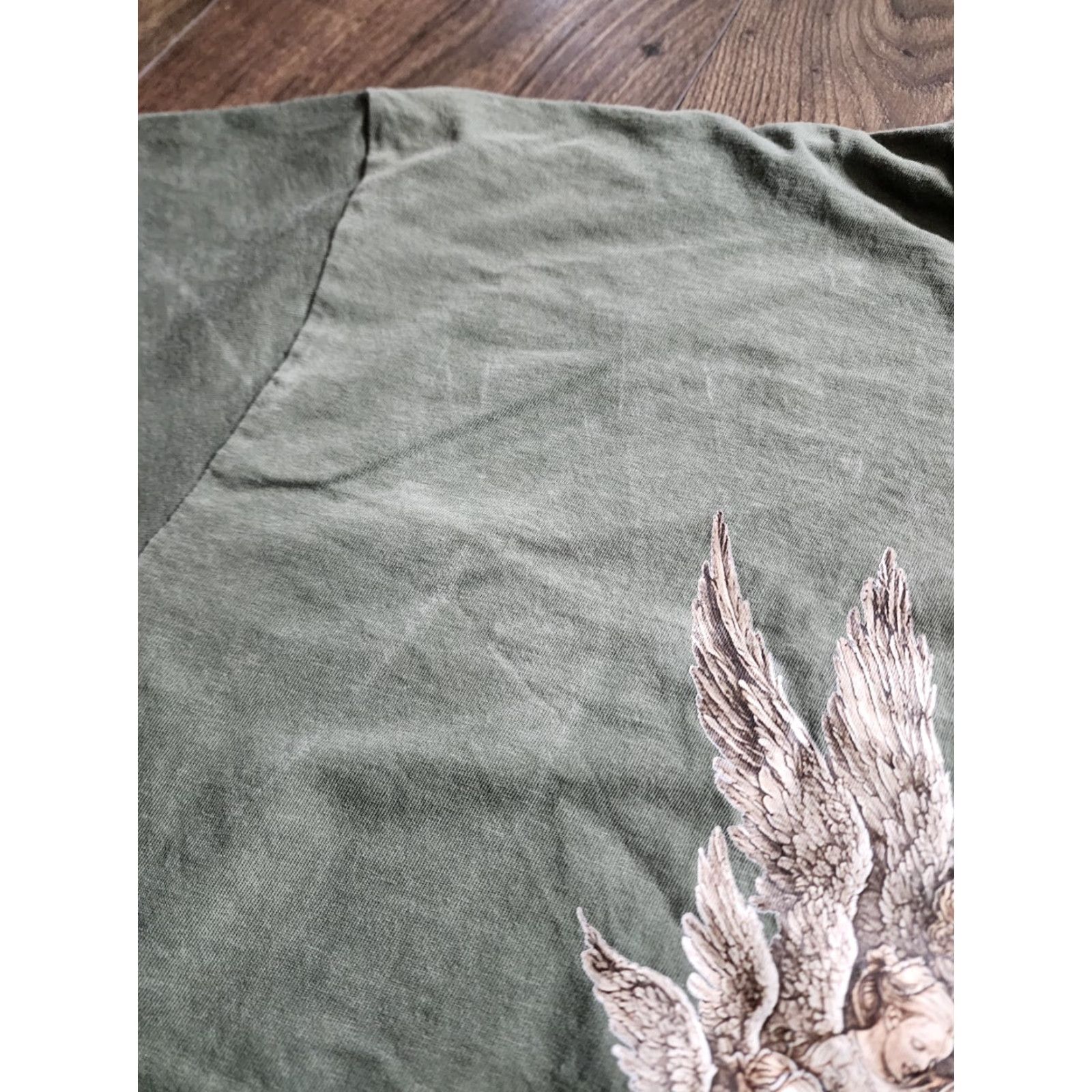 Comfort Colors Mens 2XL God Bless Pope Francis T Shirt Angel Religious Bible Shirt Mens Green Cotton Comfort Colors 2020-2029 Adult 2XL Size US XXL / EU 58 / 5 - 5 Thumbnail