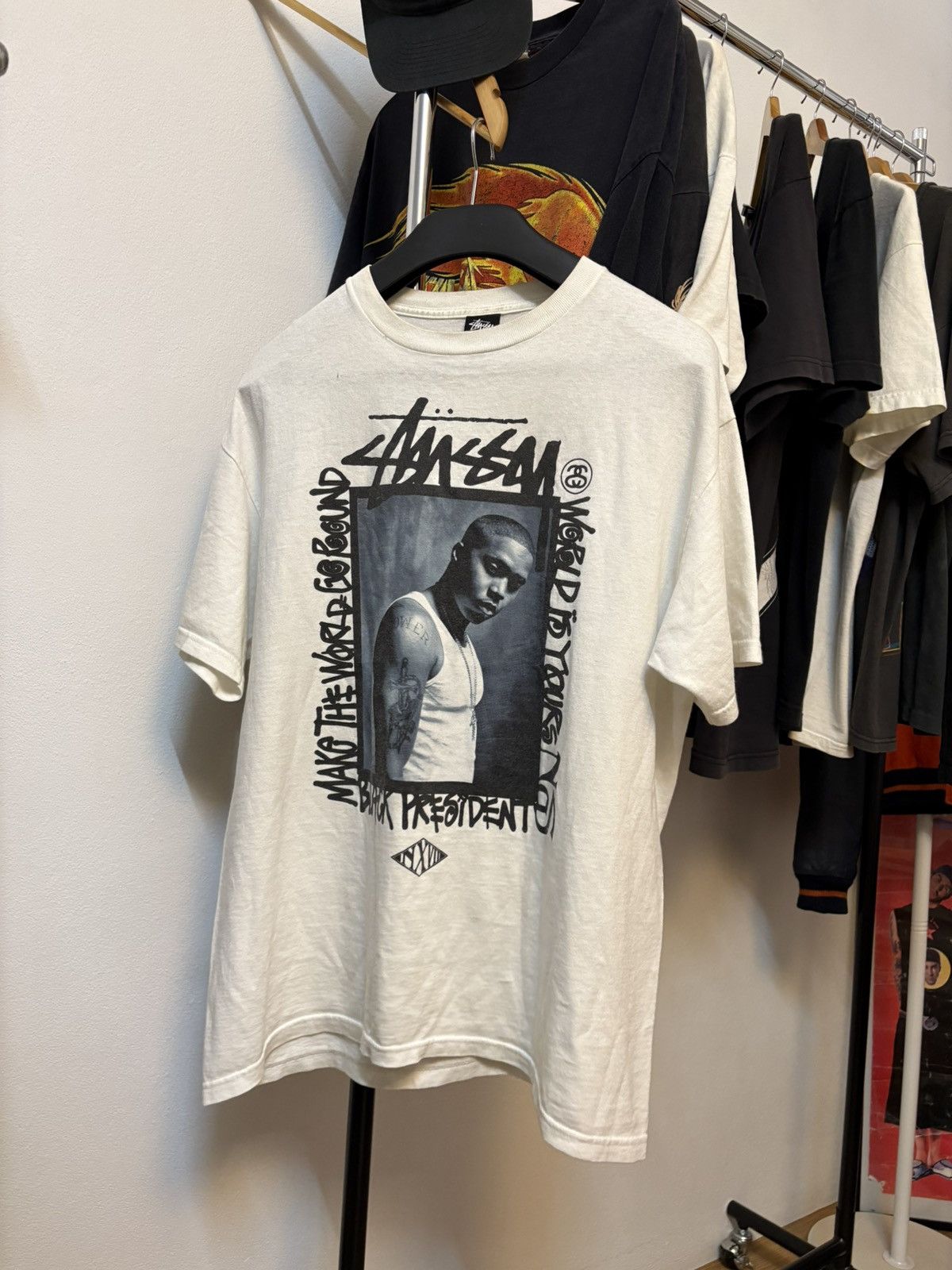 Stussy Vintage Stussy X Nas Size US XL / EU 56 / 4 - 1 Thumbnail