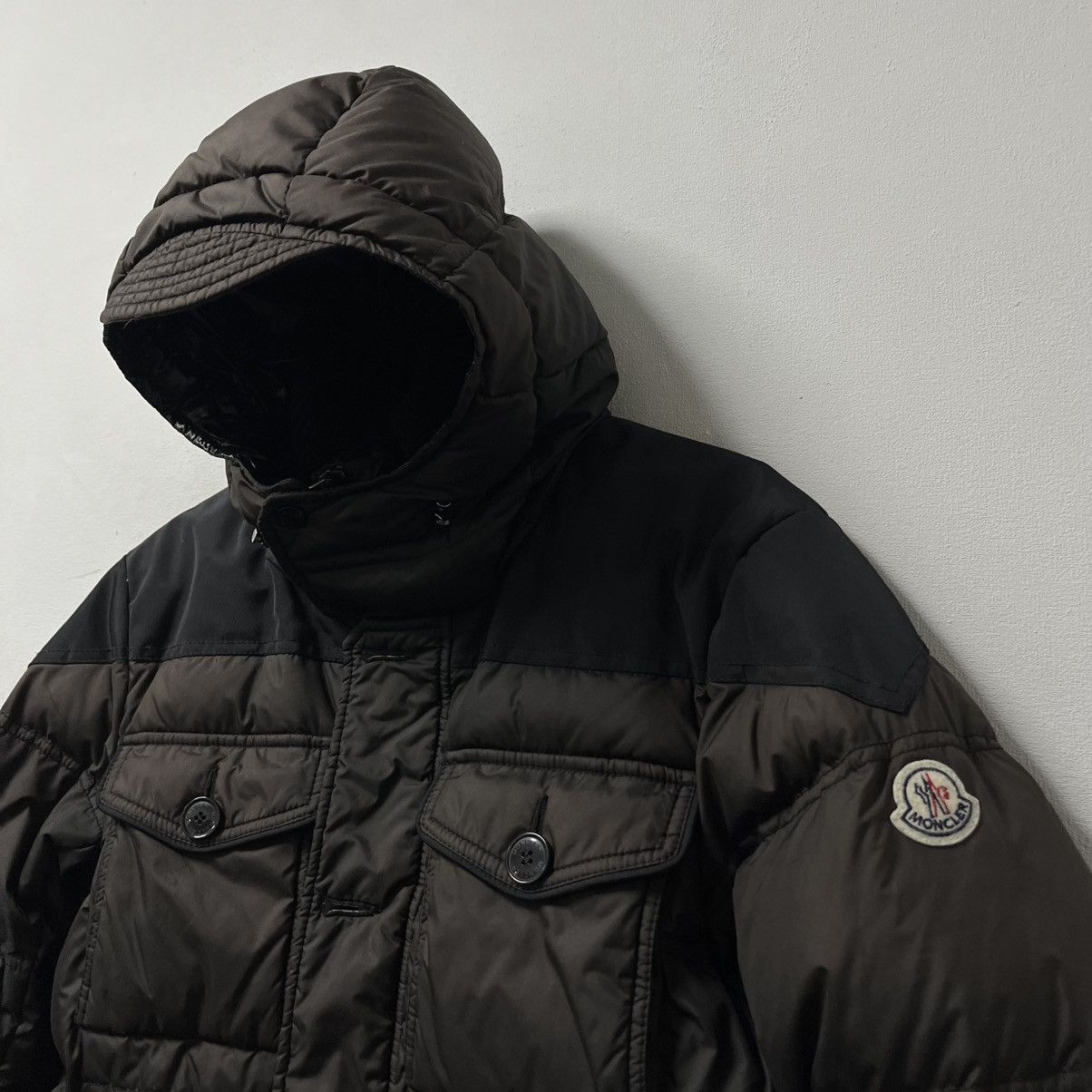 Moncler Moncler Puffer Jacket Big Logo Size US S / EU 44-46 / 1 - 2 Thumbnail