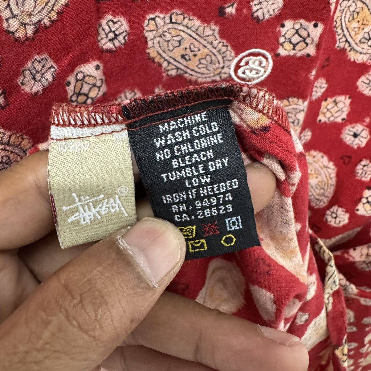 Stussy STUSSY PASLEY BUTTON UPS SHIRT Size US S / EU 44-46 / 1 - 7 Thumbnail